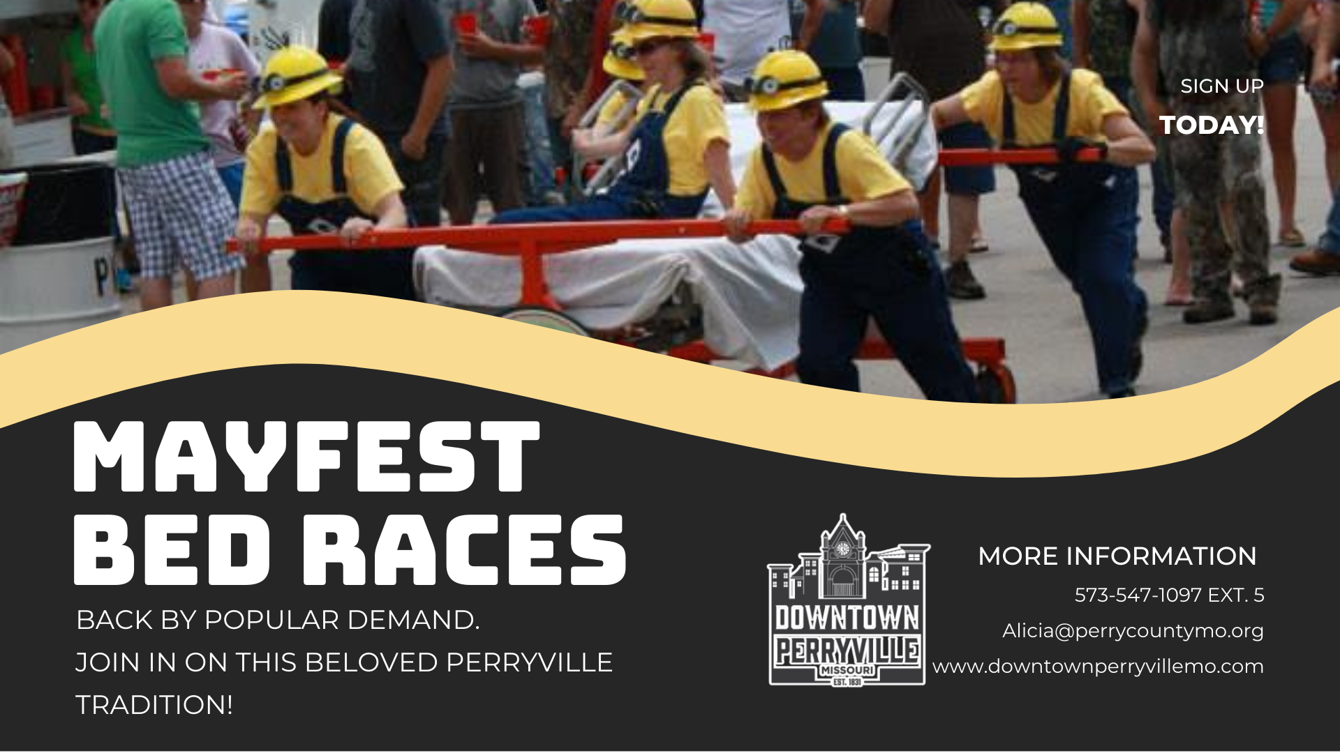 Mayfest Bed Races