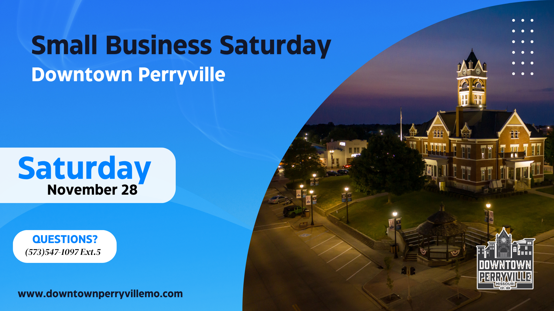 Small Business Saturday Shop Hop Bingo