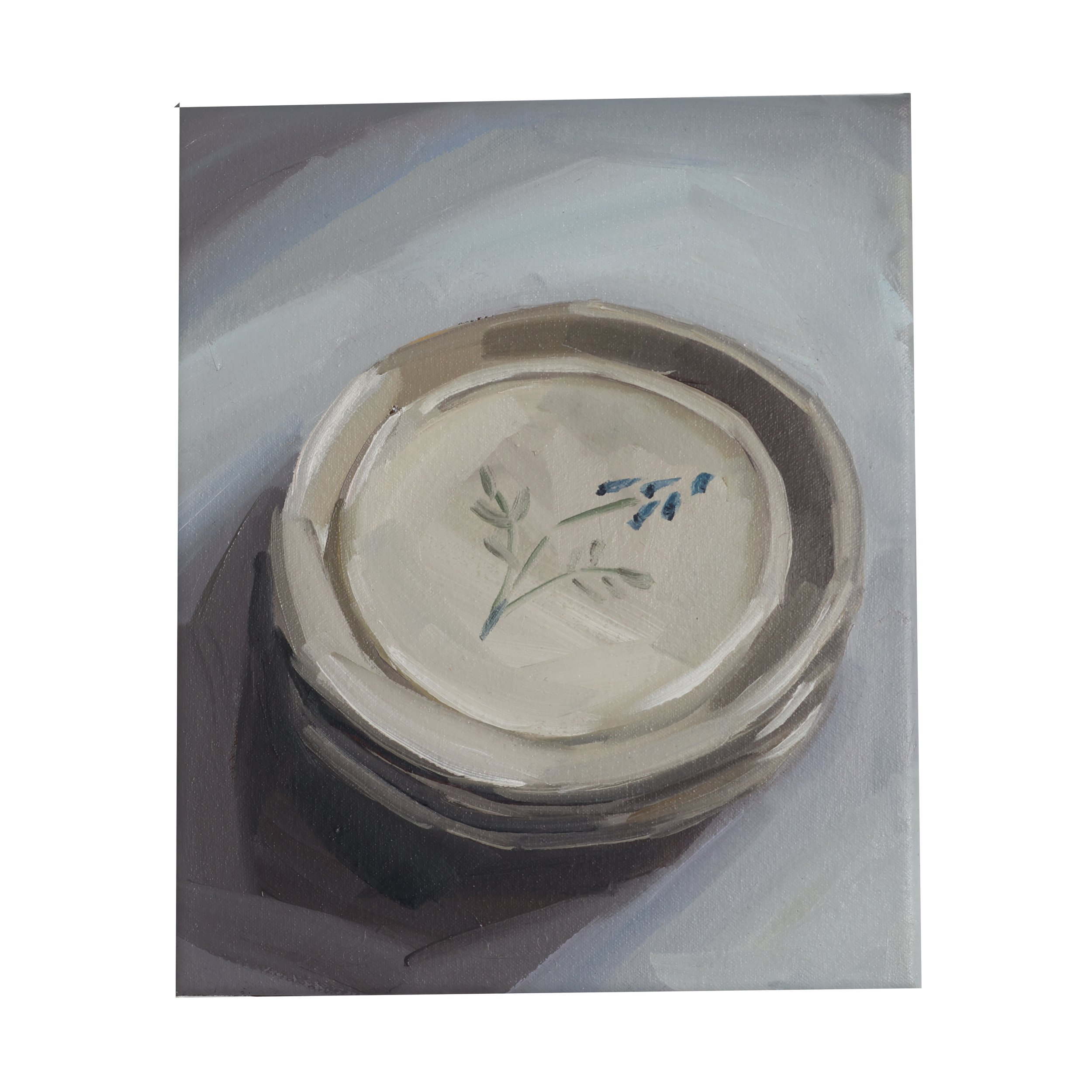 Plate of Bluebells
