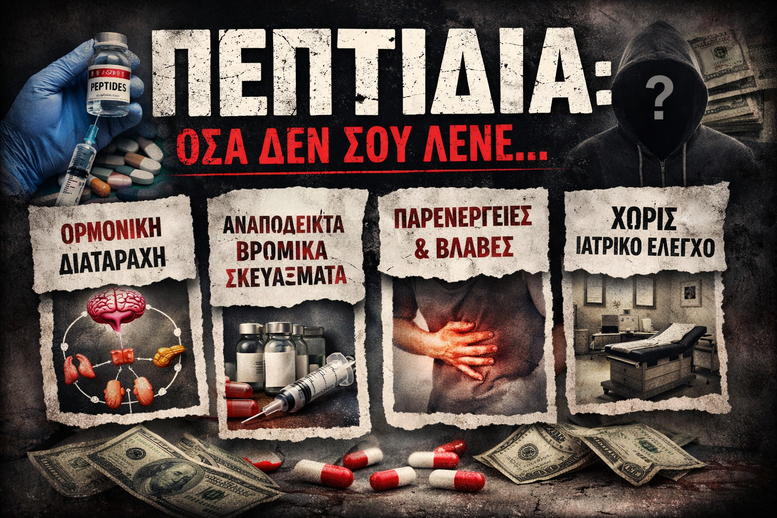 🧬 Πεπτίδια: Από την επιστημονική έρευνα στο επικίνδυνο marketing