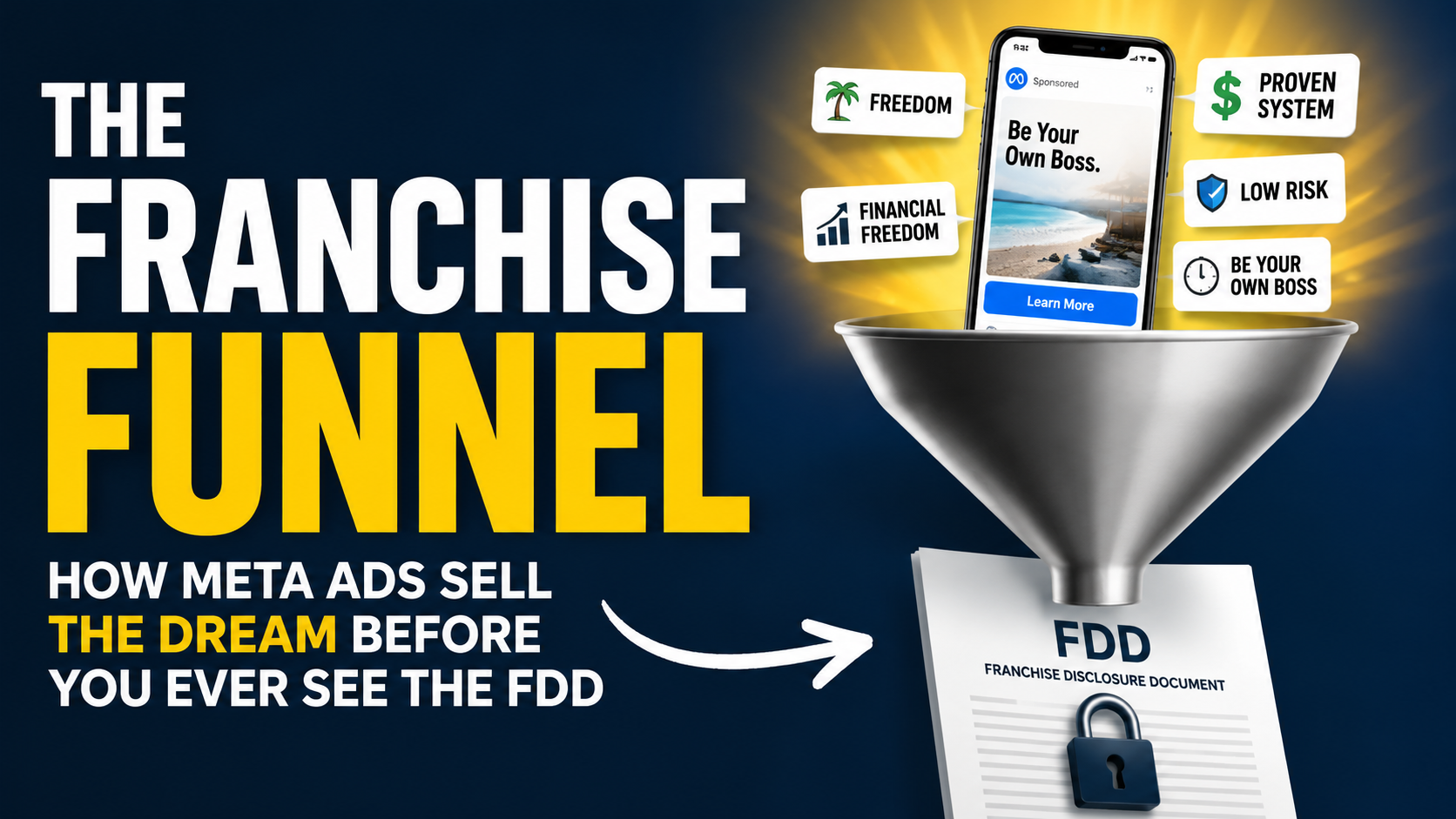 The Franchise Funnel: How Meta Ads Sell the Dream Before You Ever See the FDD