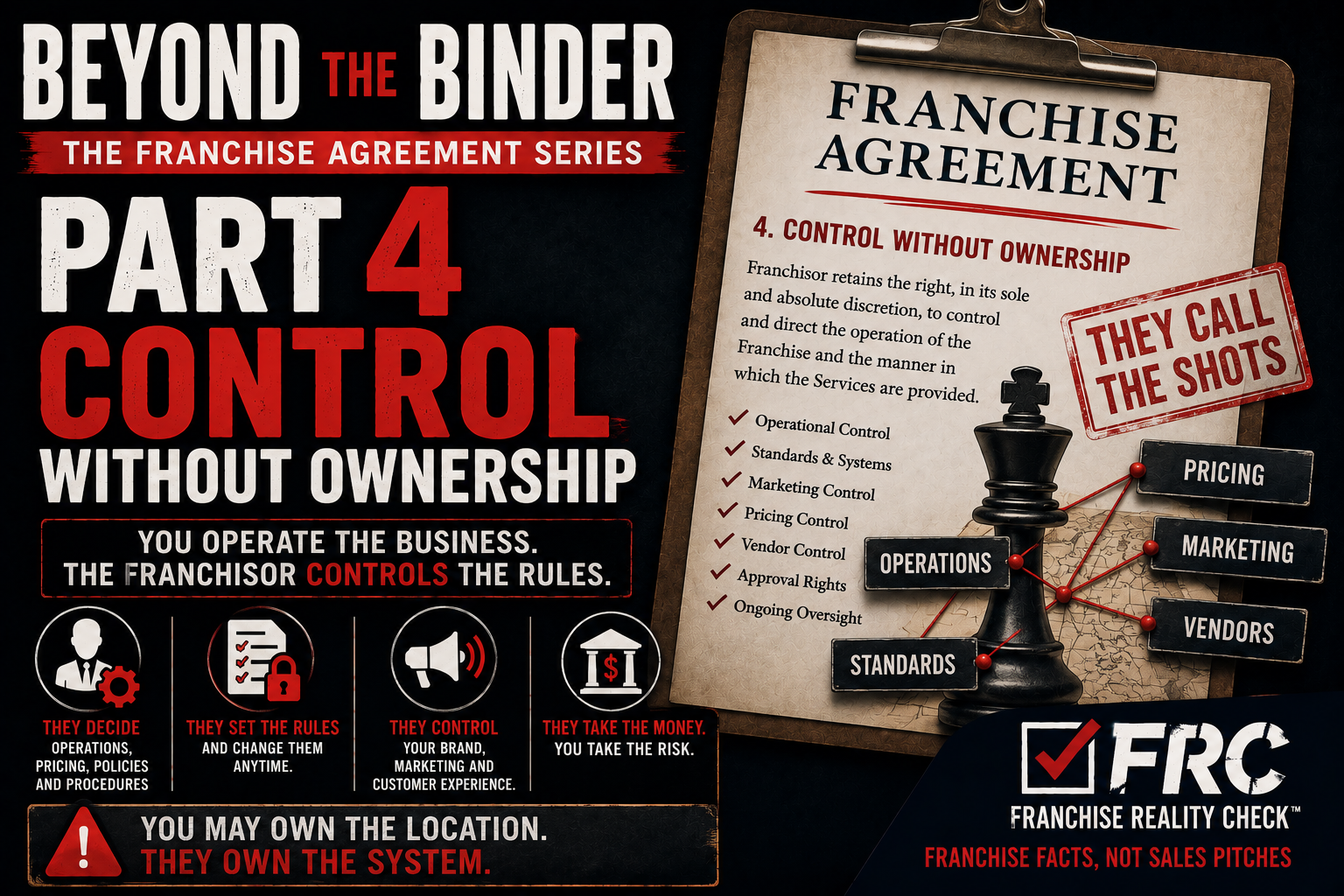Beyond the Binder: The Franchise Agreement Series Part 4
