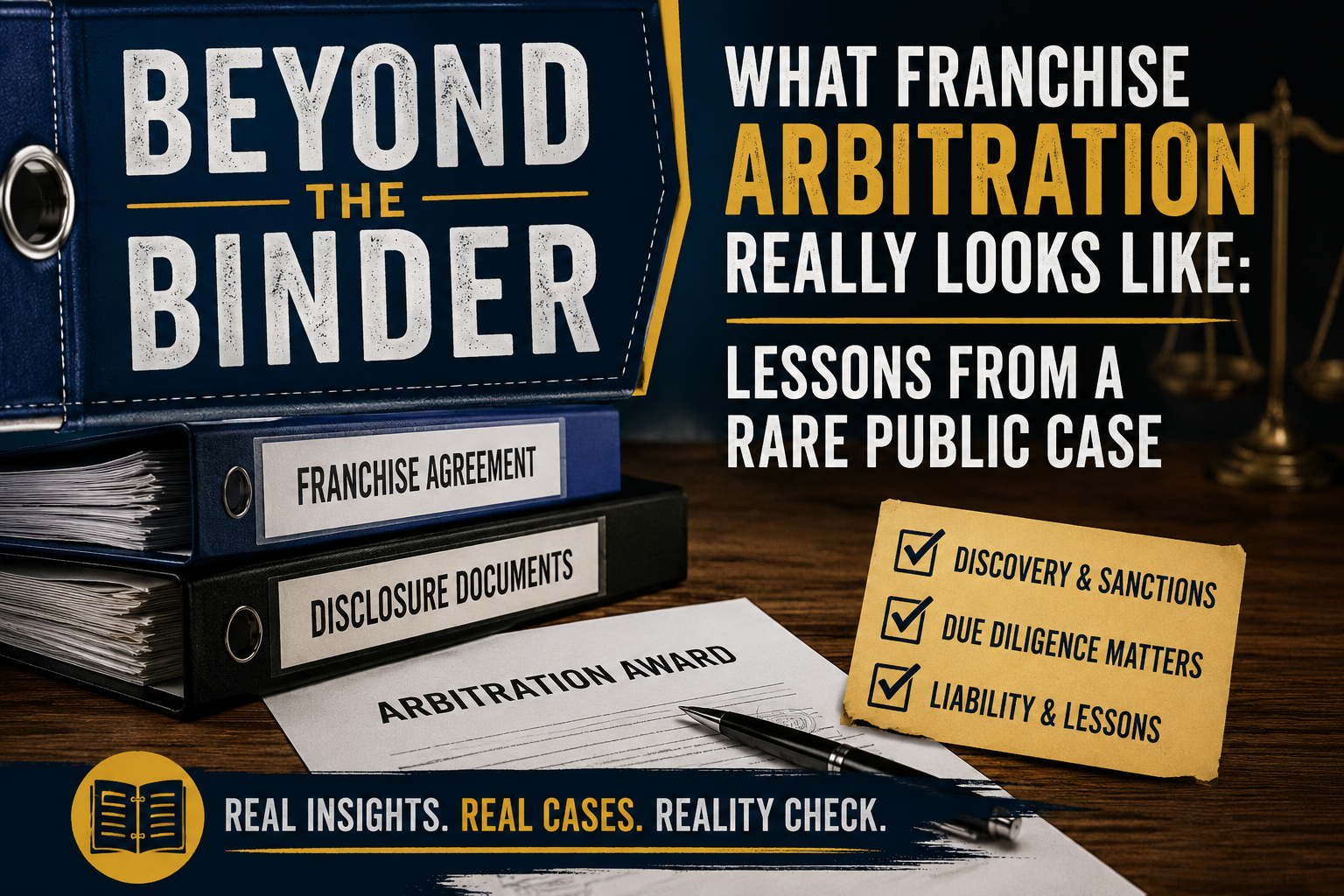 What Franchise Arbitration Really Looks Like: Lessons from a Rare Public Case