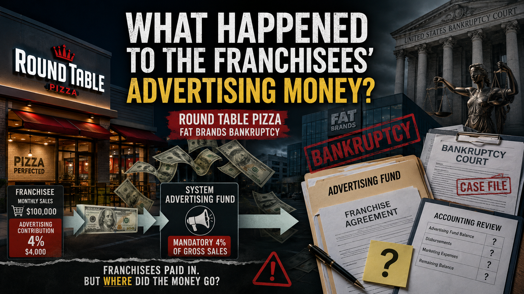 The Franchisor Went Bankrupt. What Happened to the Franchisees’ Advertising Money?