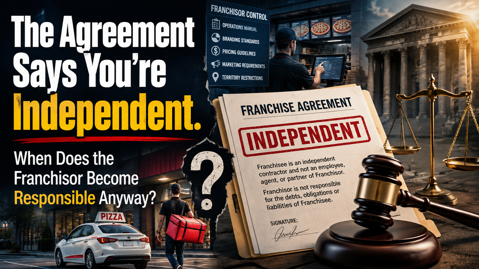 The Agreement Says You’re Independent. When Does the Franchisor Become Responsible Anyway?