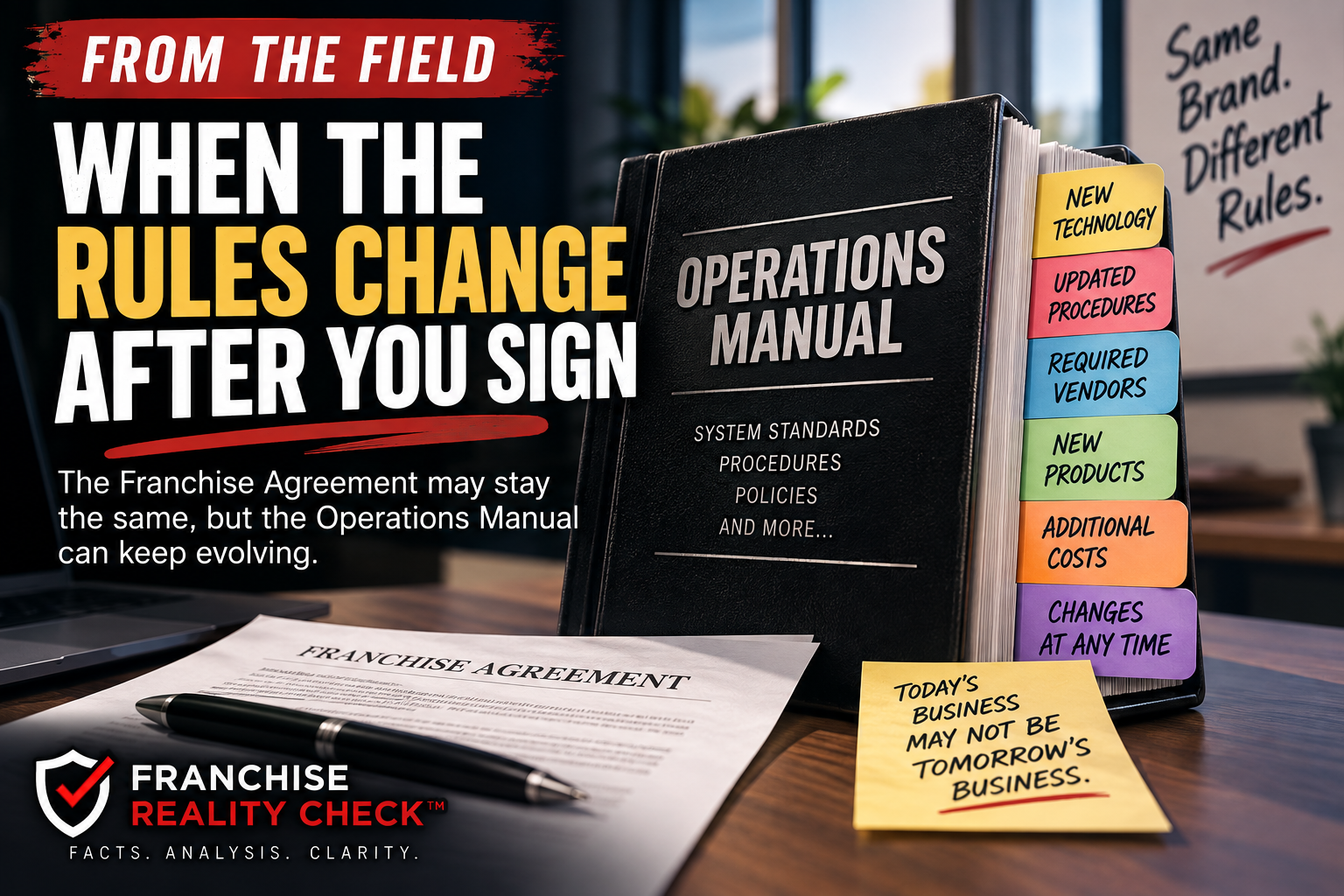 From the Field: When the Rules Change After You Sign