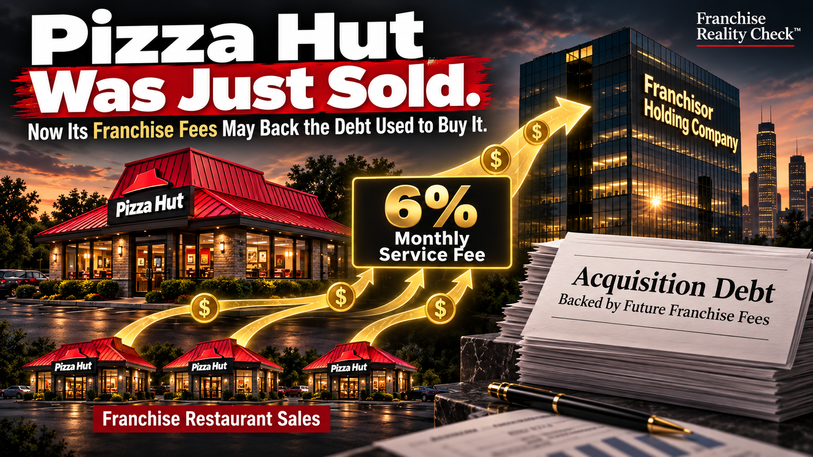 Pizza Hut Was Just Sold. Now Its Franchise Fees May Back the Debt Used to Buy It.