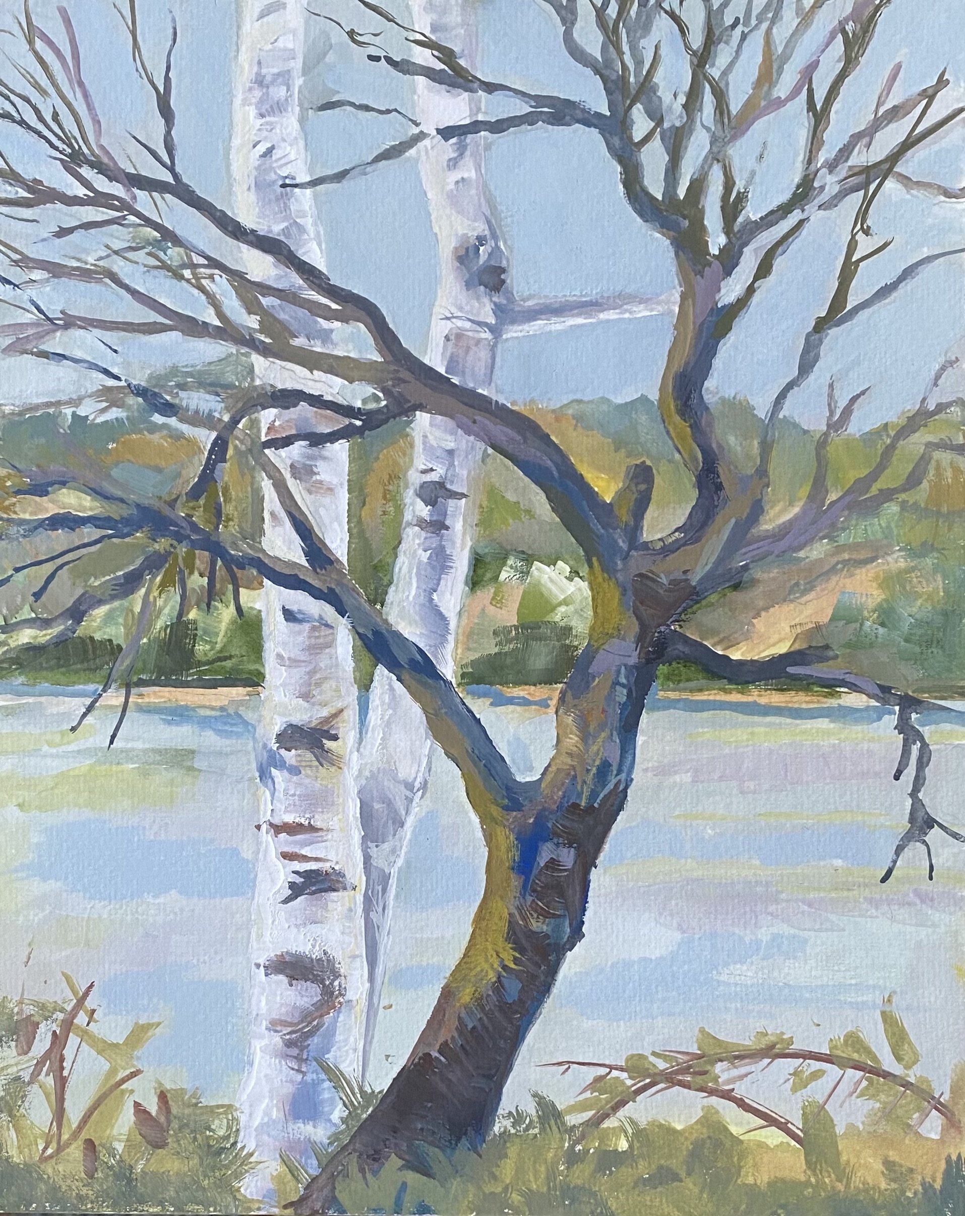 "Maine Cottage" 2024
8x10 Gouache on paper
$275.00 SOLD