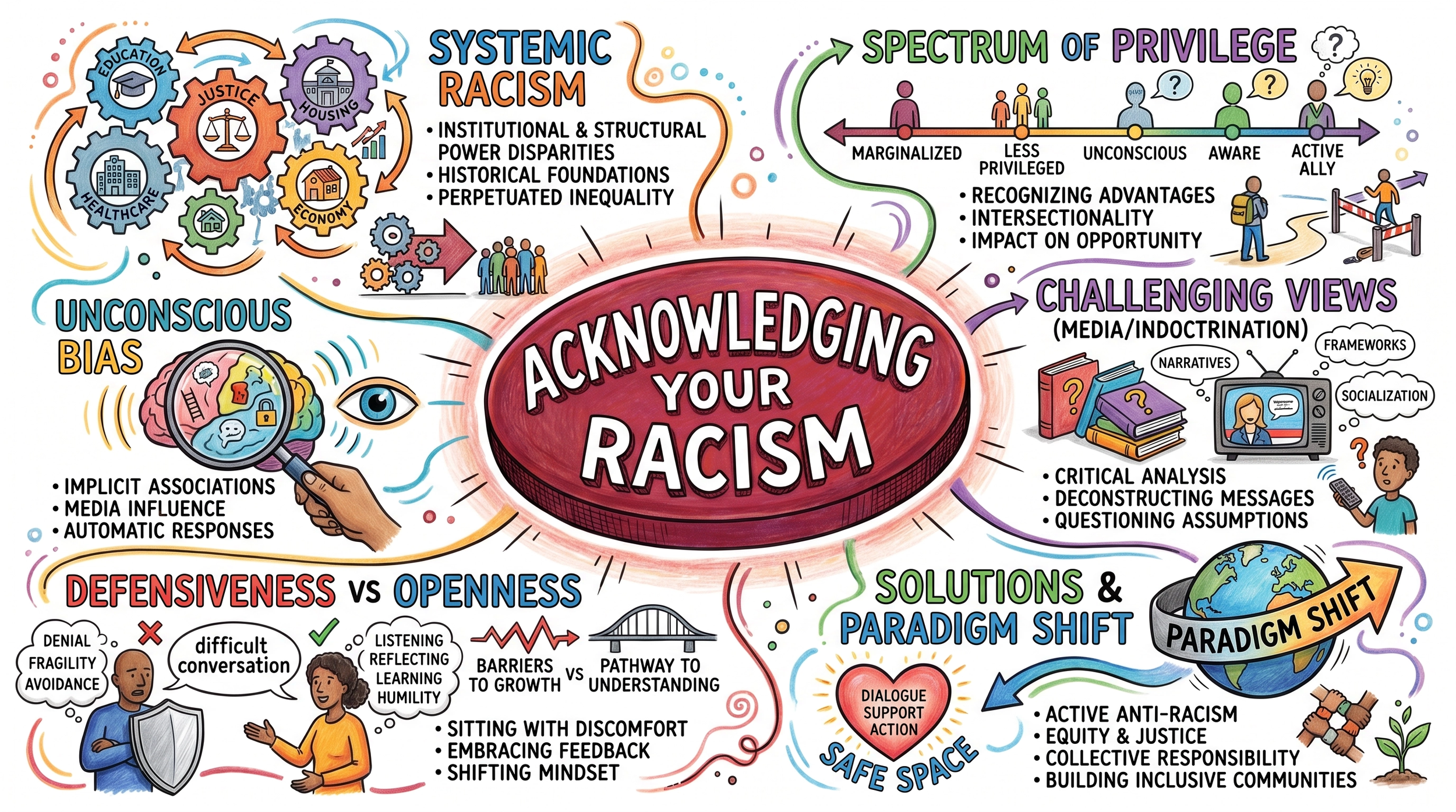 inclusive_solutions_acknowledging_racism_poster