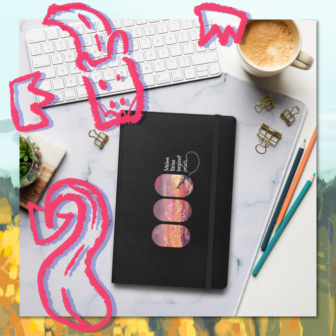 Hardcover-Notizbuch: Meine Reise