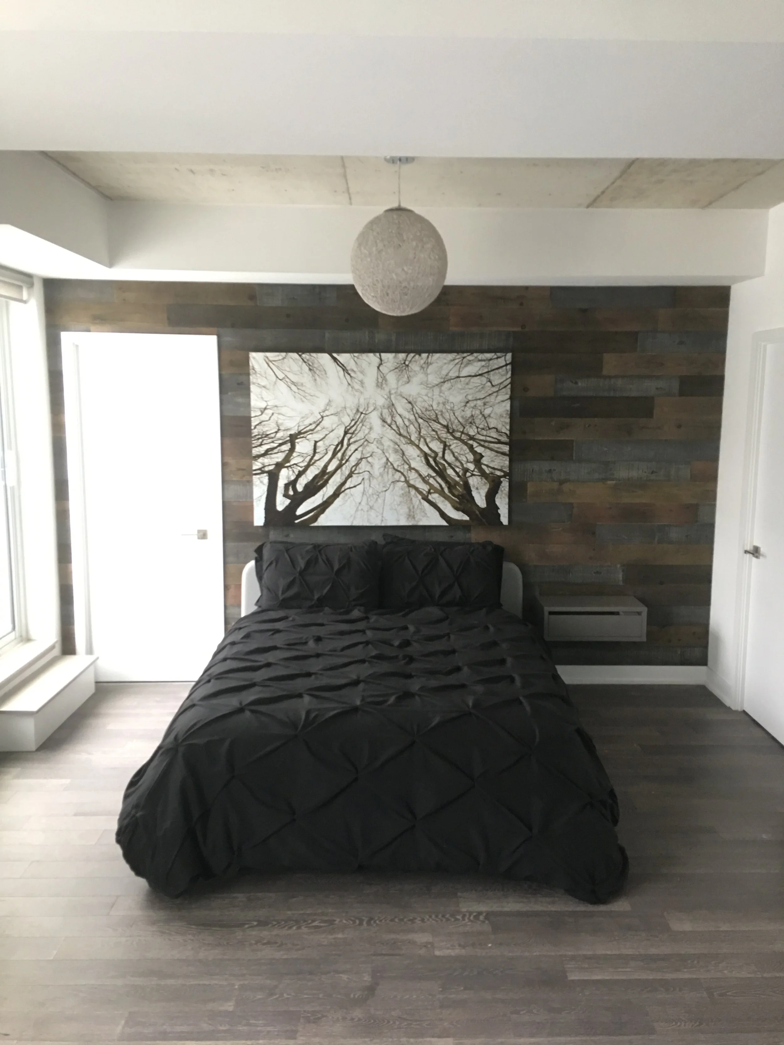 Reclaimed Wood Accent Wall - Toronto, ON