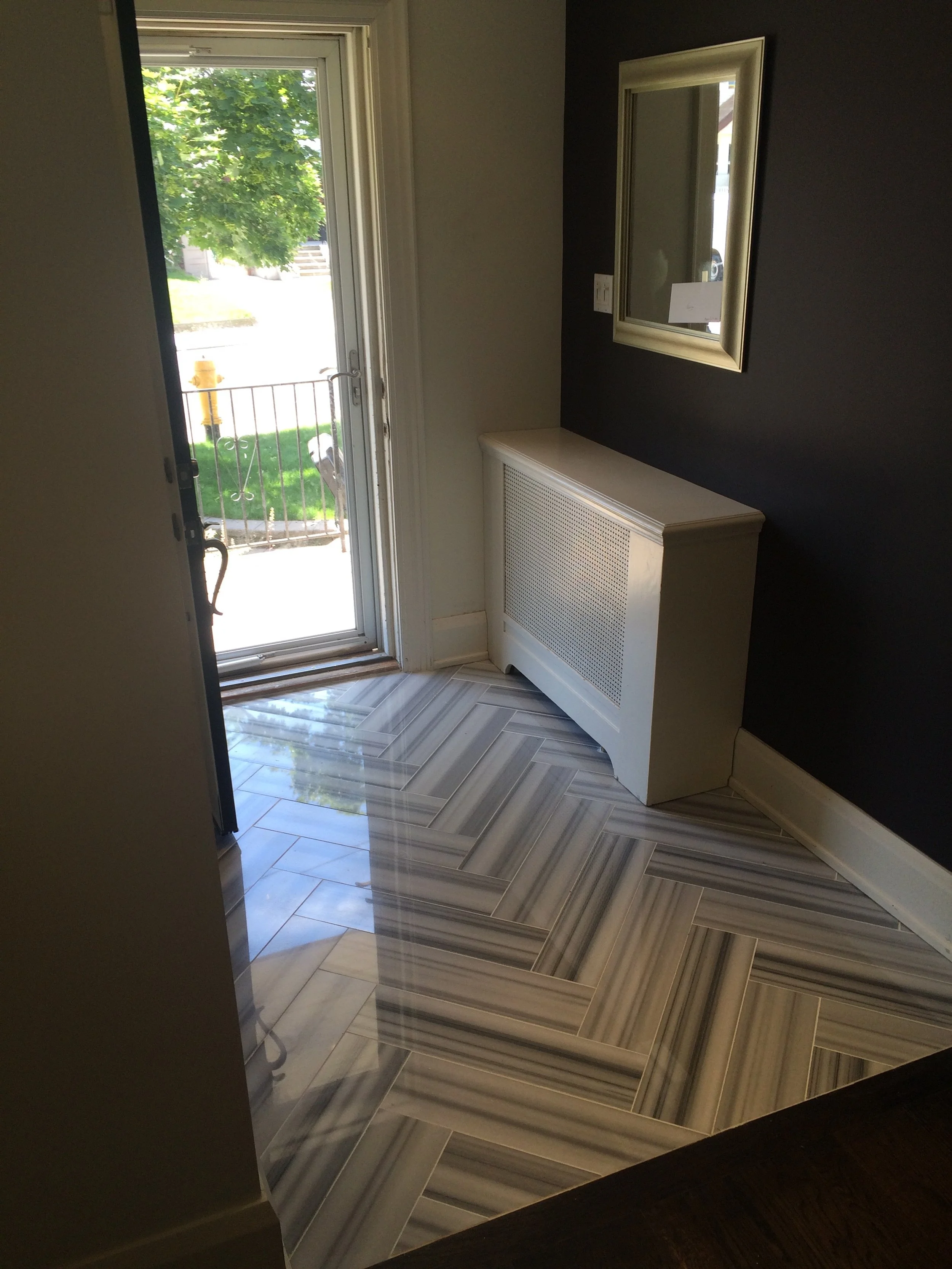 Tile Floor Install - East York, ON