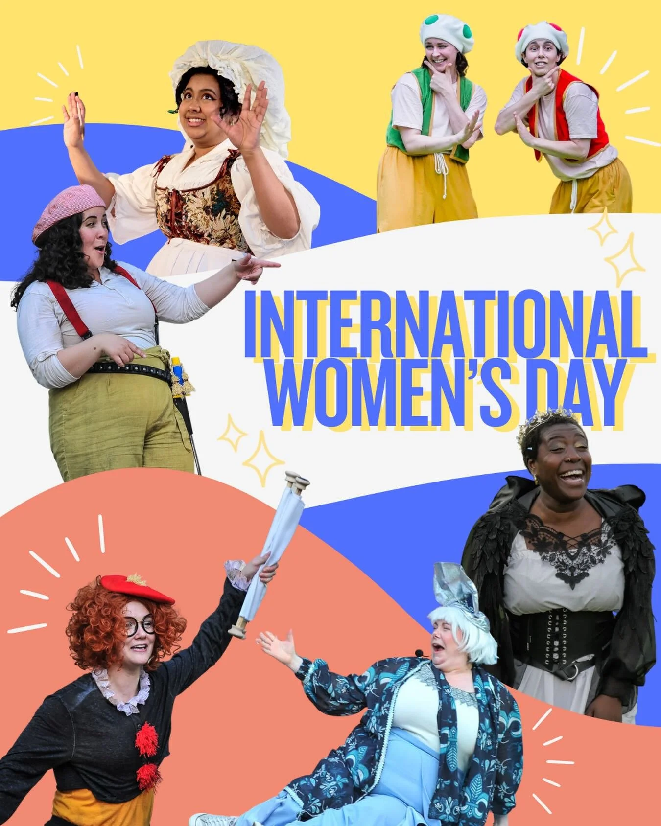 Fun Fact: when Shakespeare&rsquo;s plays were first performed, women weren&rsquo;t allowed on stage (rude).

A few centuries later, women are stage manager, directors, actors, designers... just generally proving the theatre (and the world) is much be