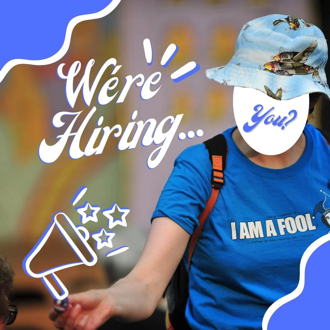 We&rsquo;re Hiring!🥳

The sun was out for about 5 minutes today, so we have summer on our minds! In preparation for our Torchlight tour, a Company of Fools is looking to grow our team. Positions involve technical proficiency and outdoor physical wor