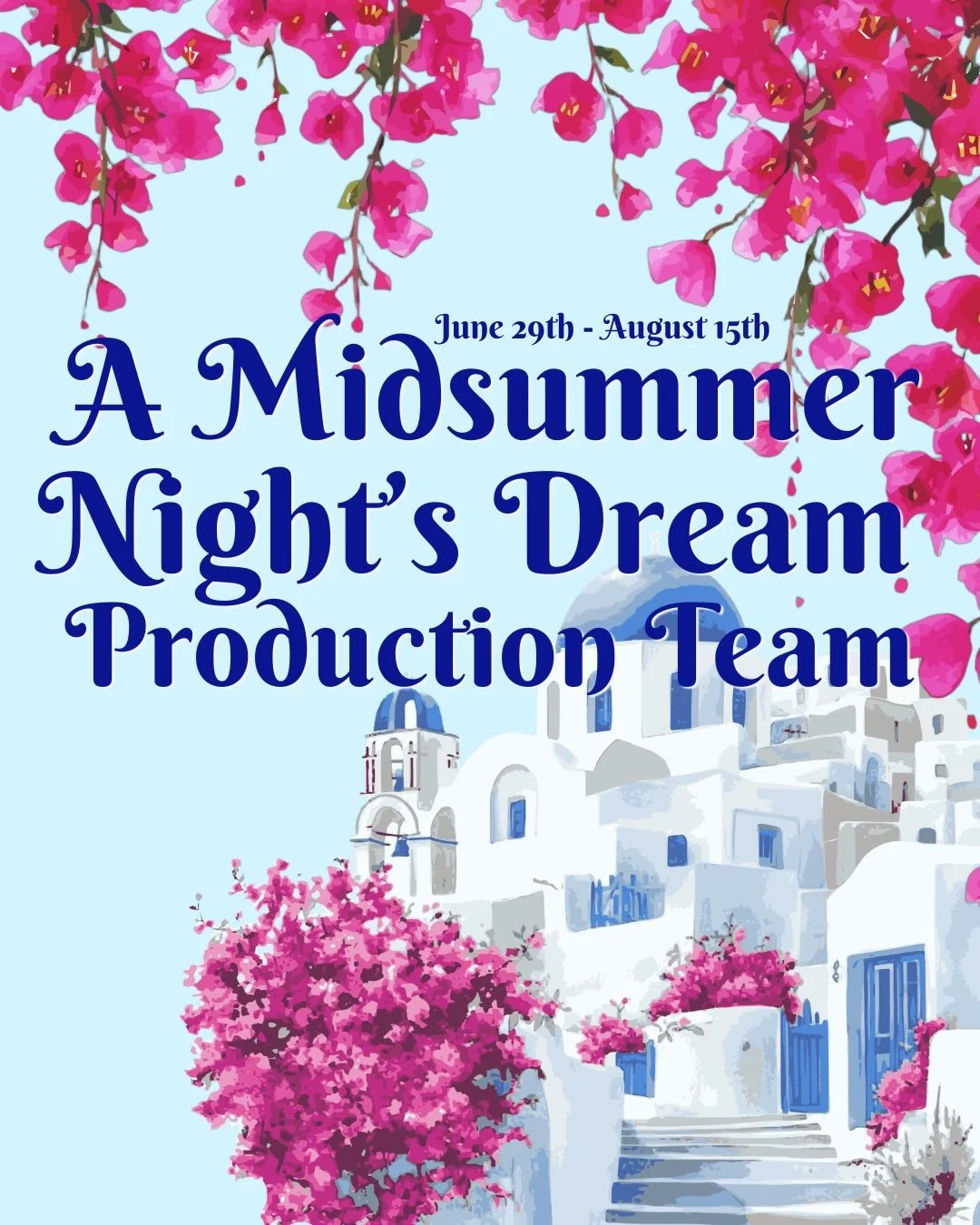 Meet the incredibly talented folks who will be bringing the Greek islands to your park this summer! We are so excited to be working with such an incomparable group of artisits for this year&rsquo;s Shakespeare In The Park tour. 

💐Kate Smith - Direc