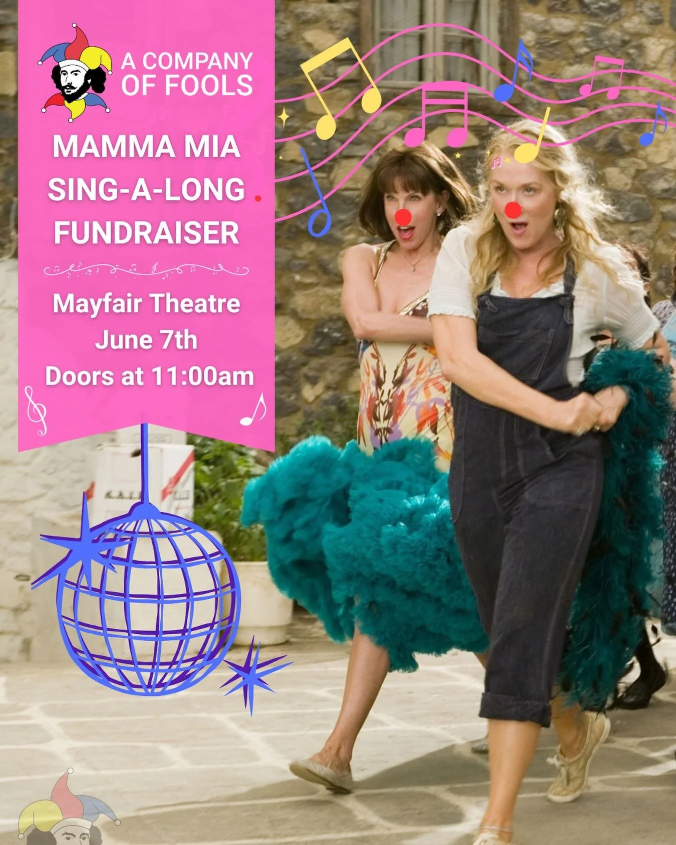Now that the cat is out of the bag on our Summer Tour, you can see why we just HAD to bring back our Mamma Mia Sing-a-long event! Seeing as A Midsummer Night&rsquo;s Dream will take you on a trip to the Greek islands and have your toes tapping to som