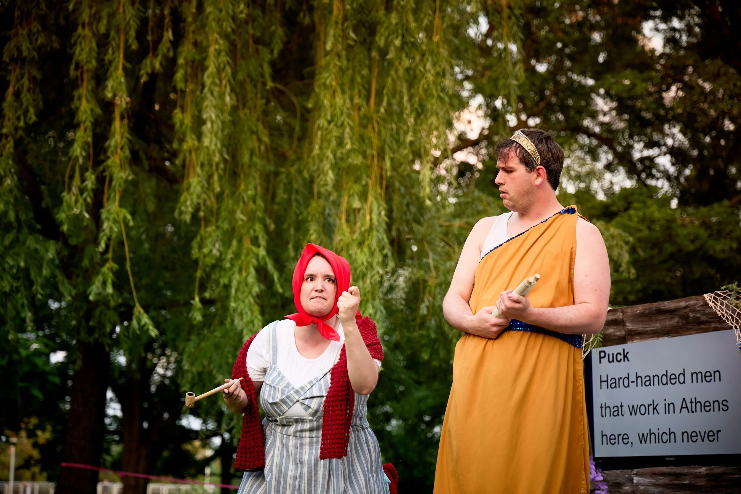 Aunt Maria is not happy to hear you haven&rsquo;t seen &lsquo;A Midsummer Night&rsquo;s Dream&rsquo; yet, because you only have 4 MORE SHOWS! 🪩🌸

Don&rsquo;t miss your chance to see one of the Fool&rsquo;s best shows ever! ✨

📸 The spectacular St&