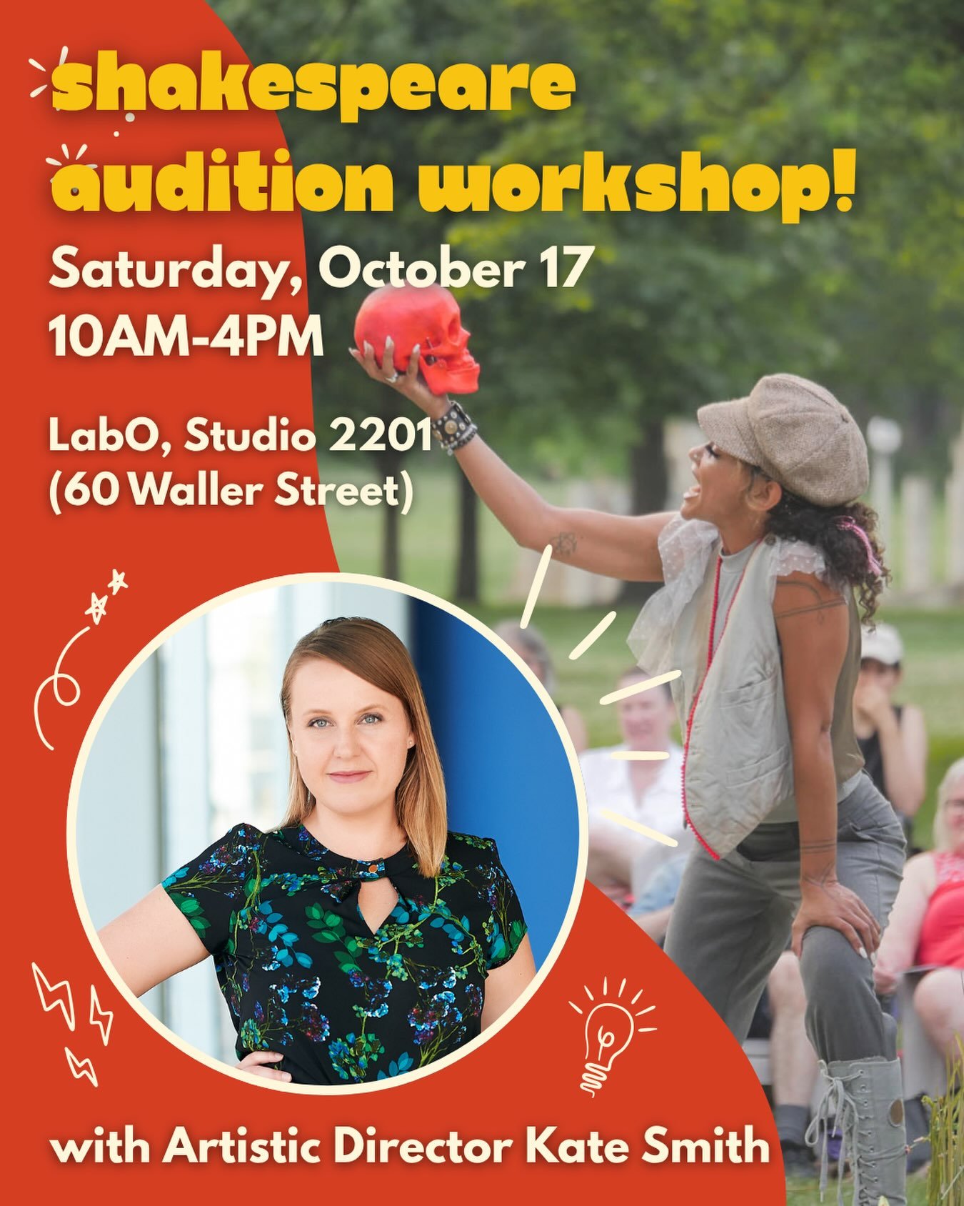Calling all Ottawa actors! a Company of Fools is holding a Shakespeare Audition Workshop, facilitated by our very own Artistic Director, Kate Smith! ✨

The purpose of this workshop&nbsp;is to offer Ottawa actors the opportunity to brush up on their S