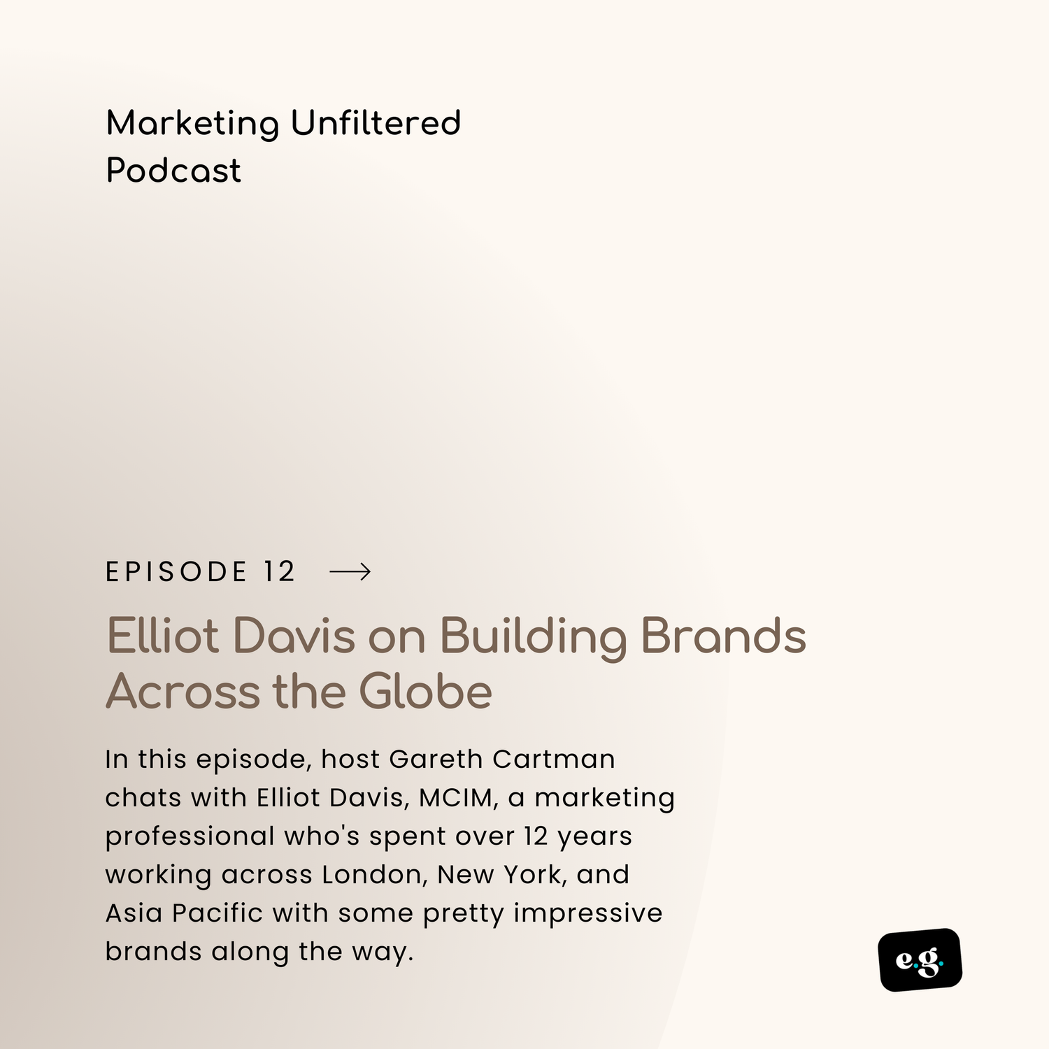 Elliot Davis on Building Brands Across the Globe