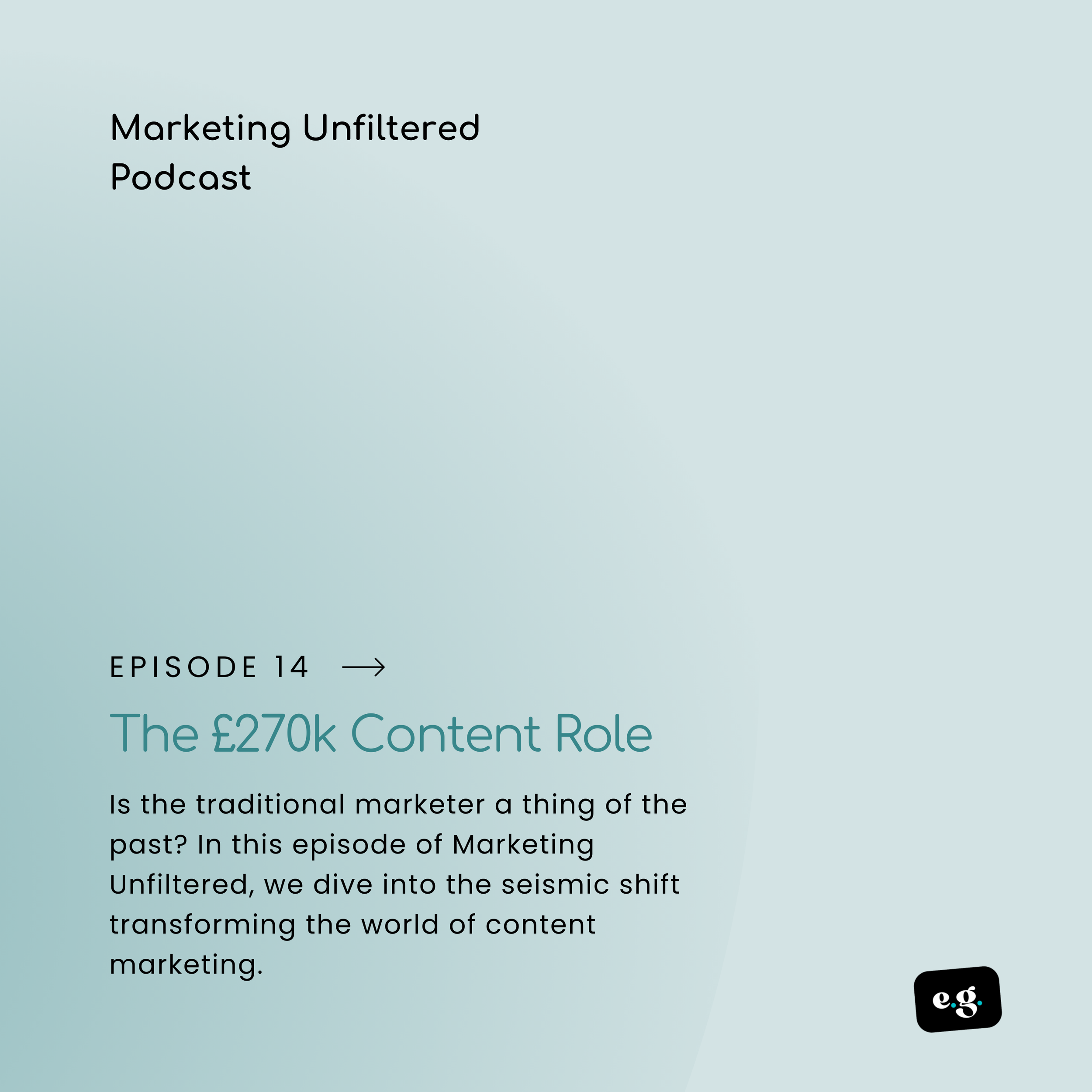       
  
    The £270k Content Role  Is the traditional marketer a thing of the past? In this episode of Marketing Unfiltered, we dive into the seismic shift transforming the world of content marketing.  Based on their latest industry report, they r