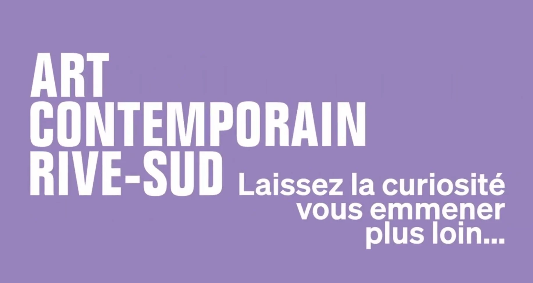 Regroupement Art contemporain Rive-Sud