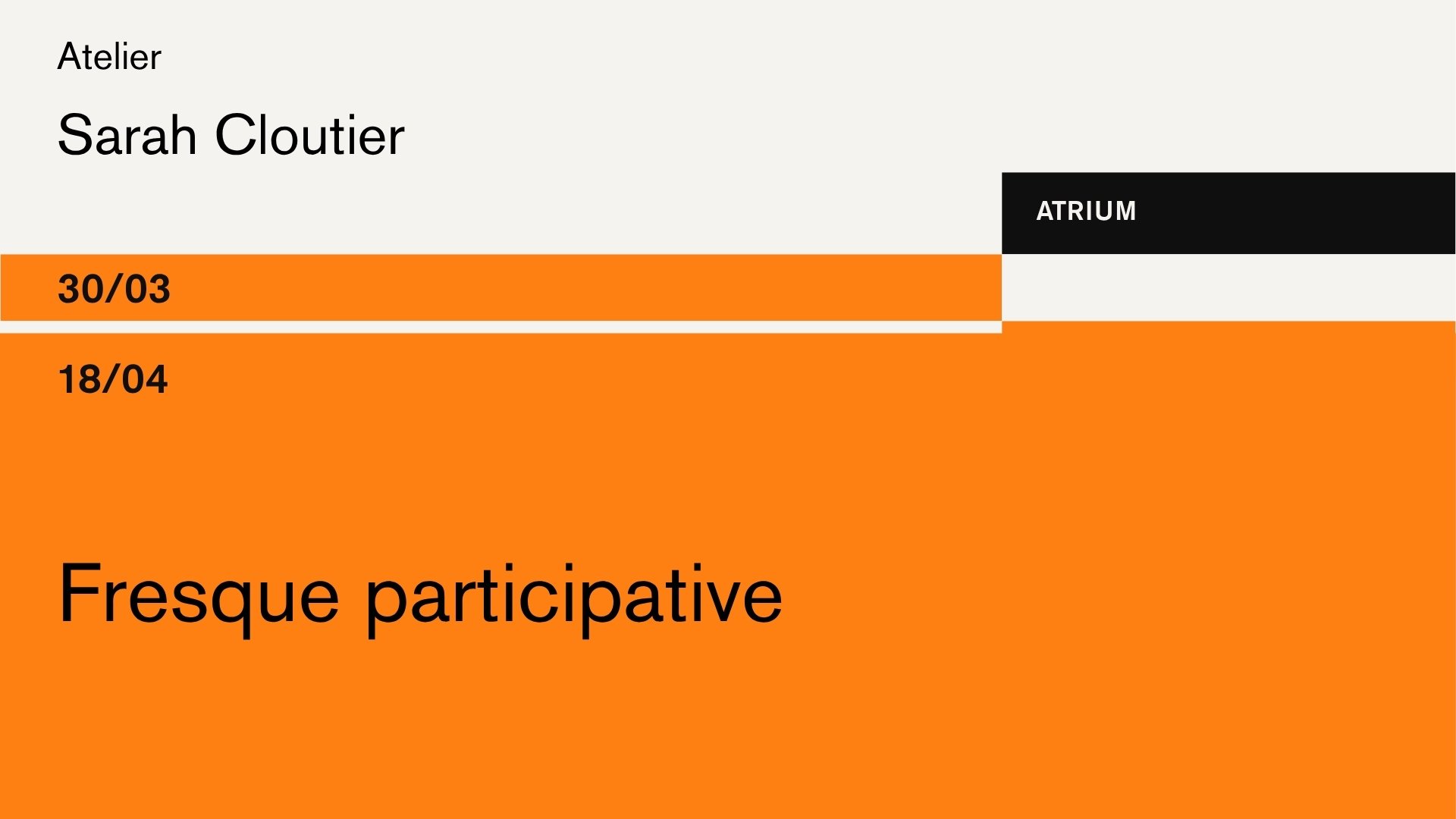 Fresque participative avec Sarah cloutier