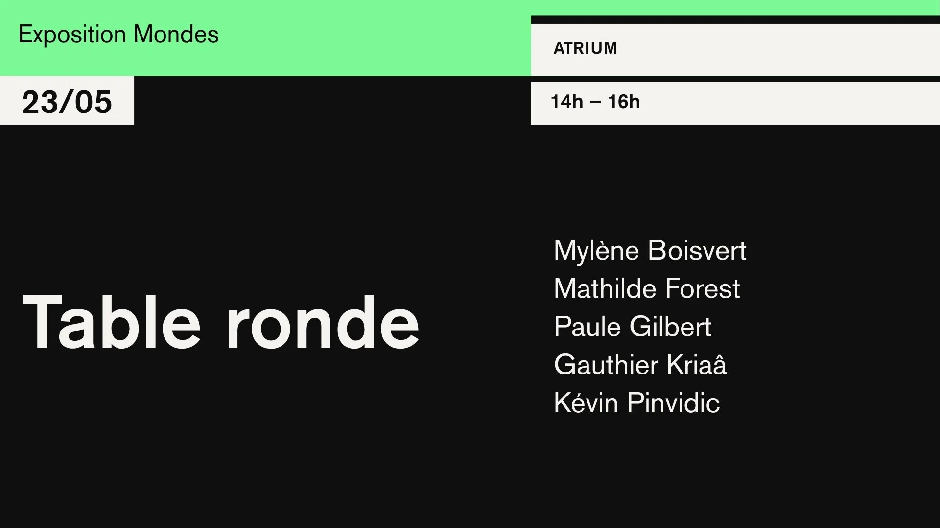 Table ronde, Mondes