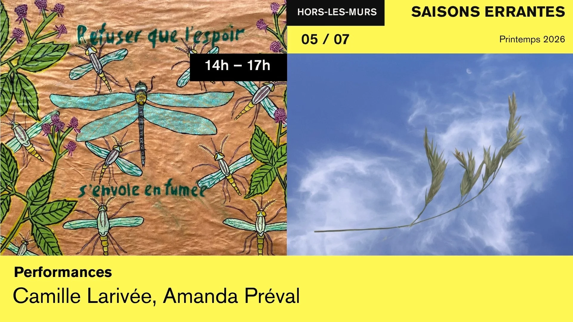 saisons errantes : Printemps 2026