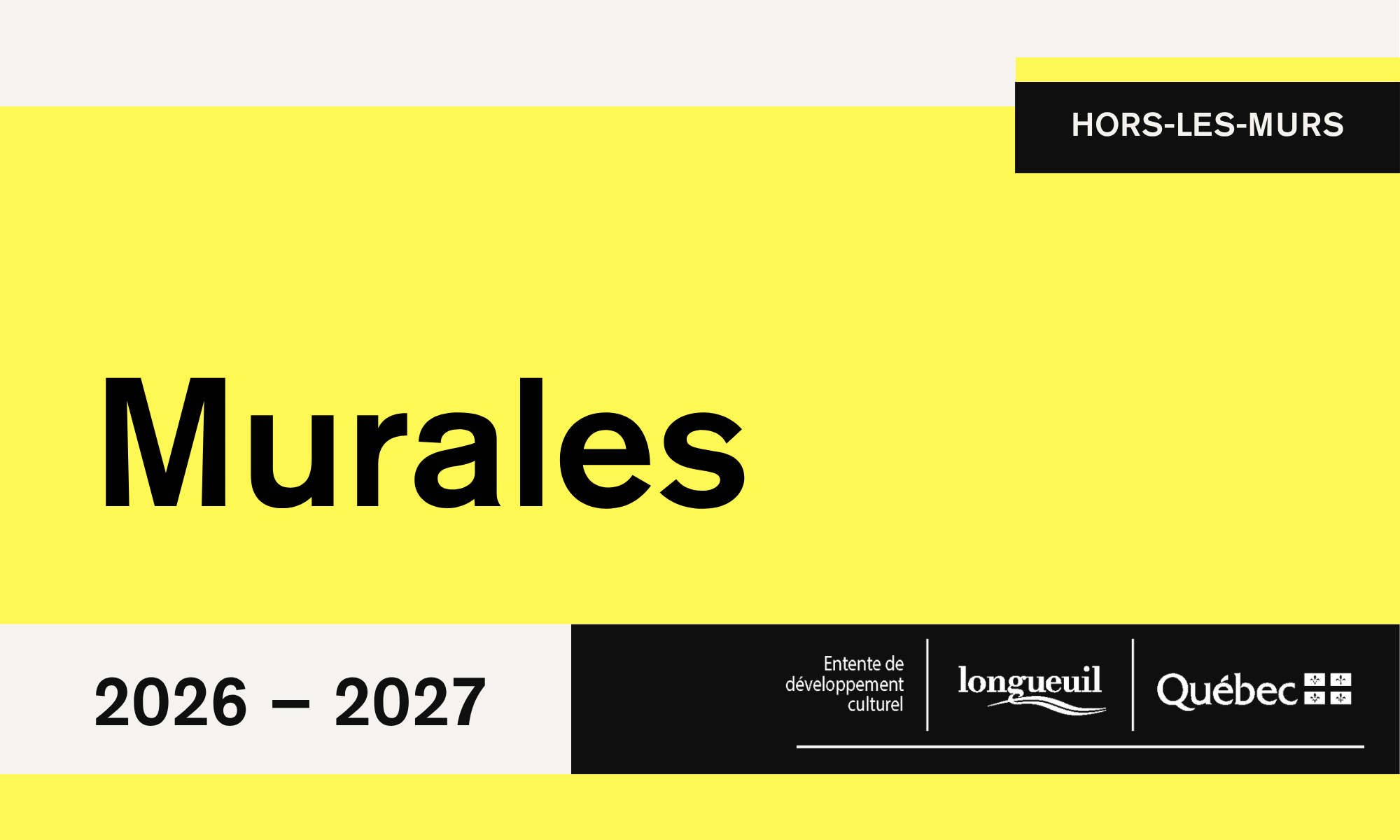Nouveau volet : Murales
