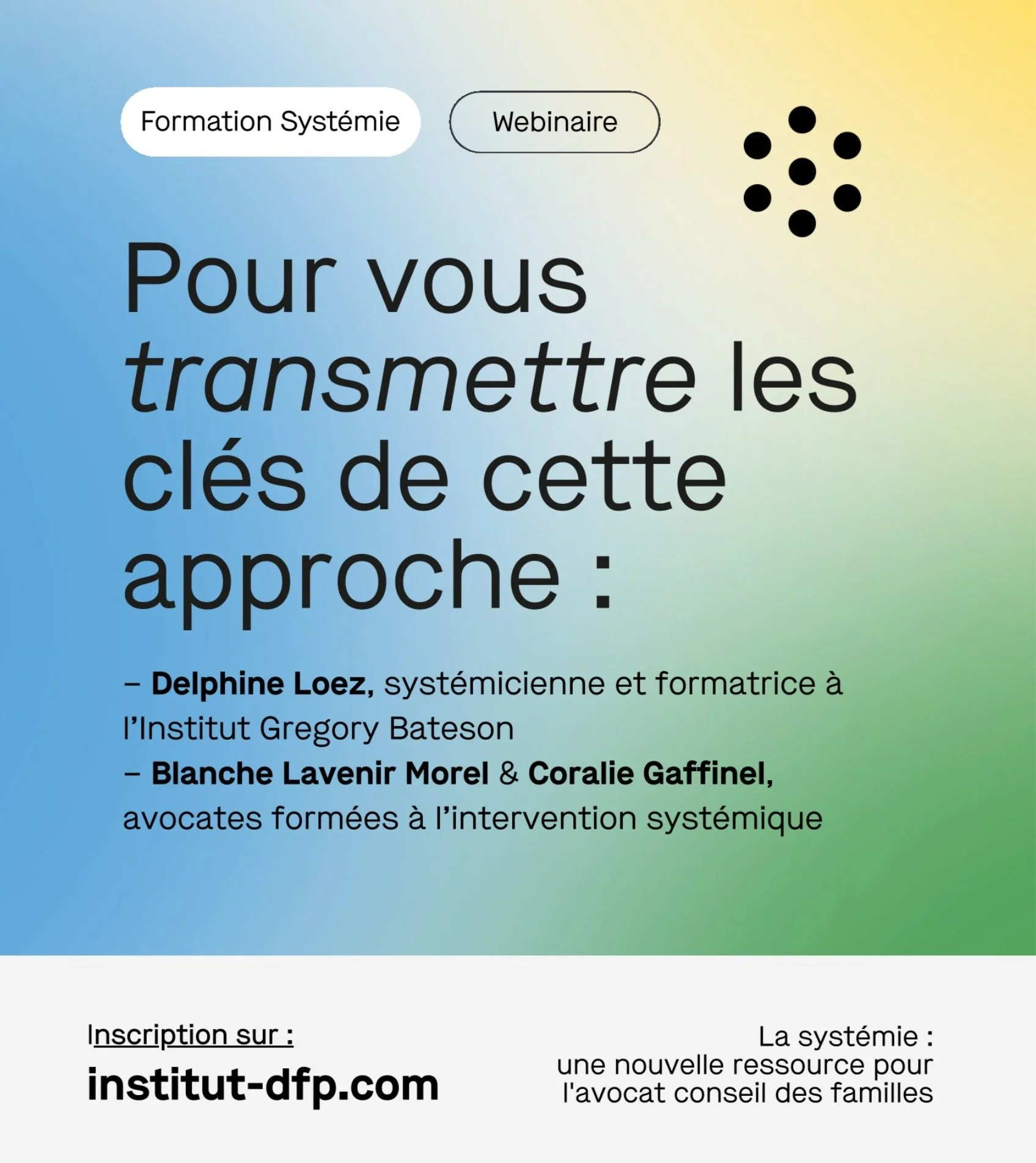 Formation Systémie