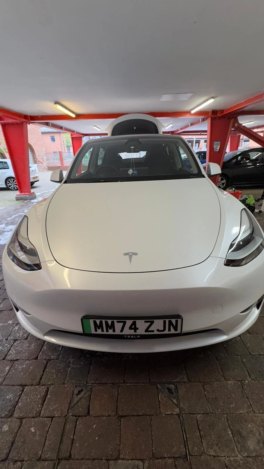 Tesla detailed with Crystal Shine package including deep clean and premium protection - Drip Shine Auto Care.