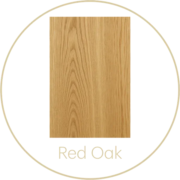 Red Oak wood grain sample