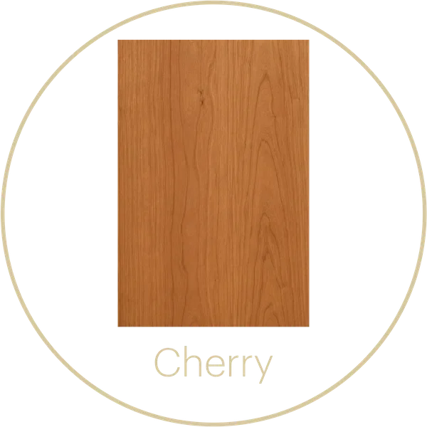 Cherry wood grain sample