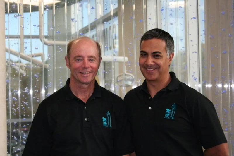 Pediatric dentist smiling in the Petaluma Pediatric Dentistry office