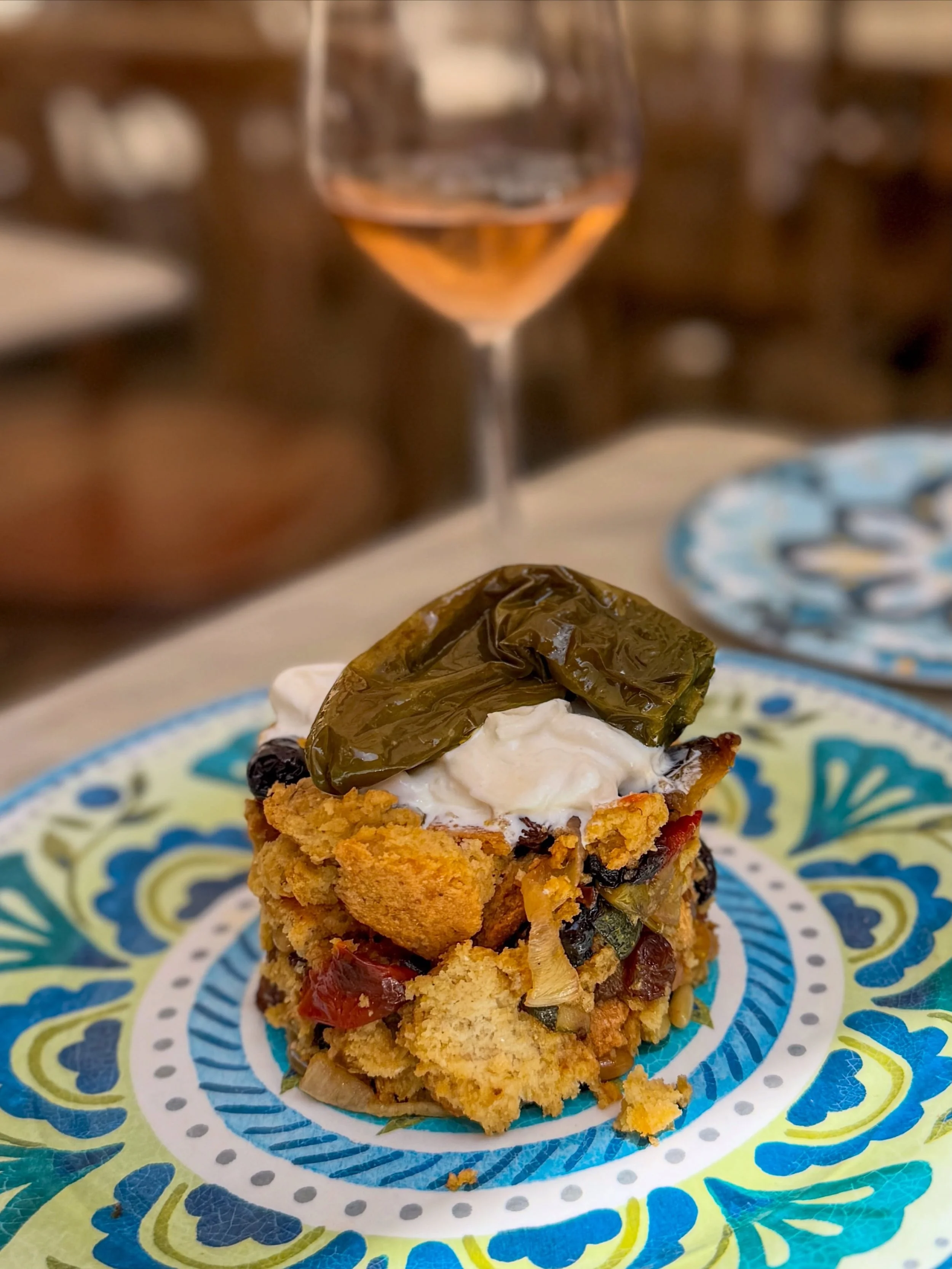 Sitting in a little piazza tucked off the main streets of Lecce &amp; one of my favorite finds. @doppiozero_lecce does it all...salumeria, bakery, bar, and full restaurant. Essentially everything you need under one roof. 

The food was delicious, the