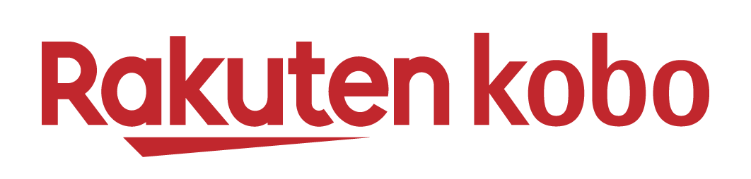 Rakuten Kobo logo in red and black text on a black background.