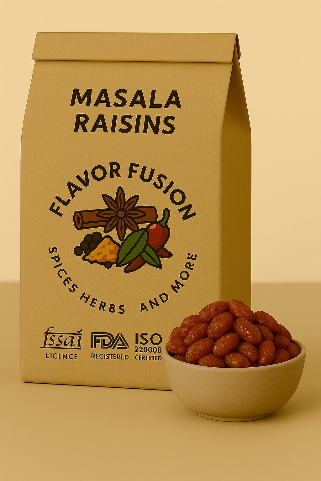 Masala raisins