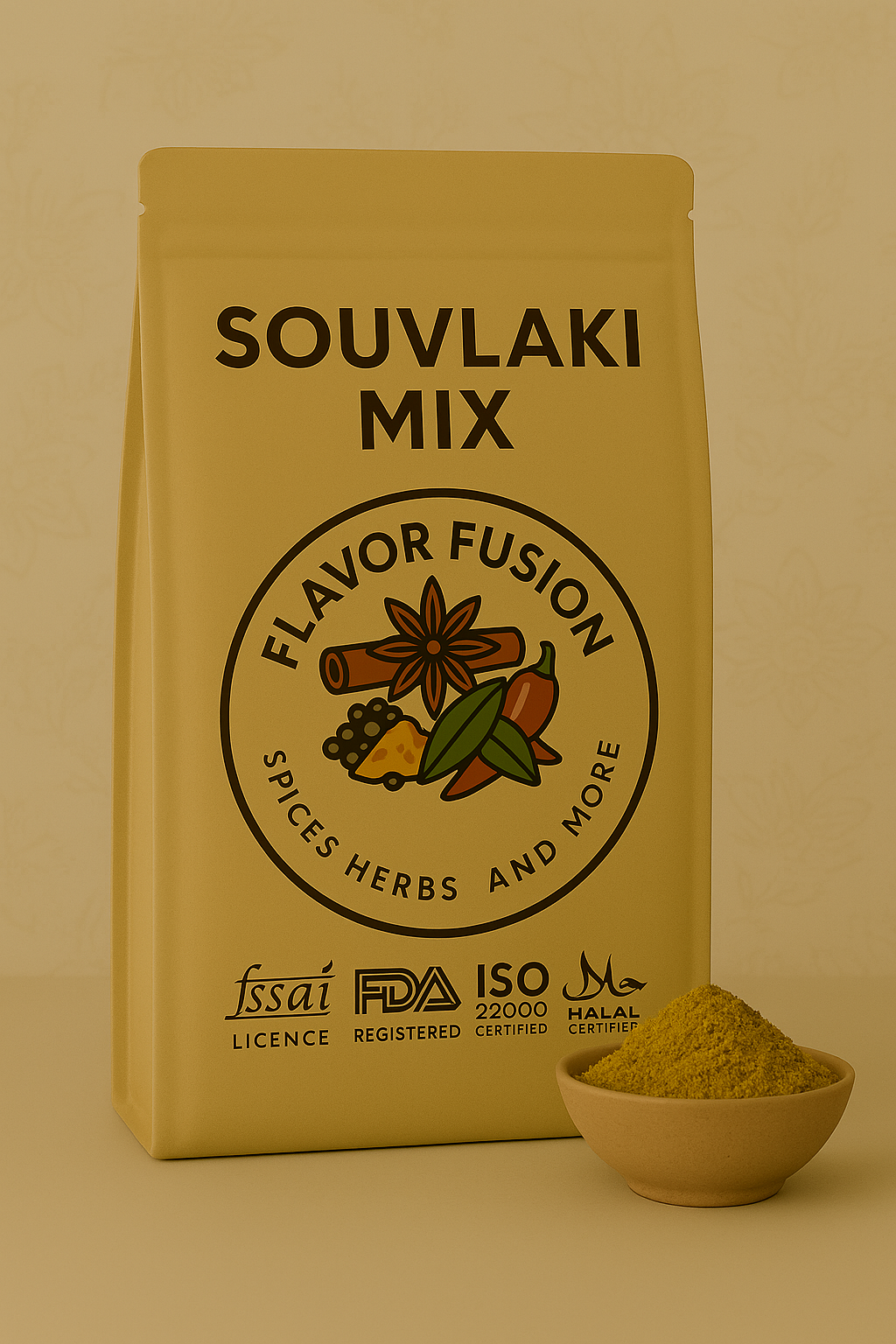 Flavor Fusion Souvlaki Mix – Authentic Greek Spice Blend for Grilled Skewers and Mediterranean Dishes