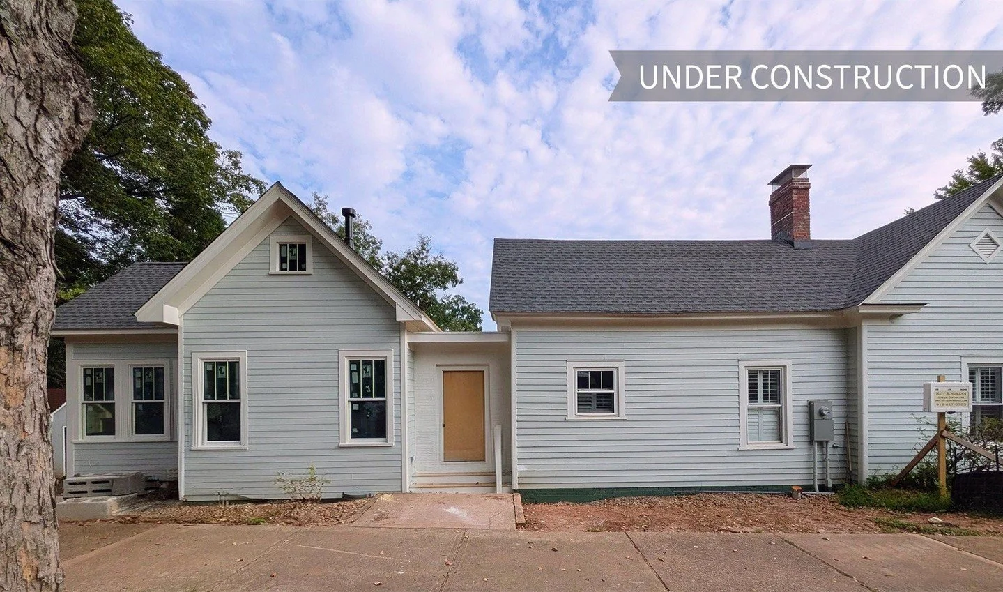 Residential - Under Construction...this project is about balance &mdash; adding something new without disrupting what was already quietly beautiful. Because our clients both work from home frequently, our goal was to give them light, space, and calm 