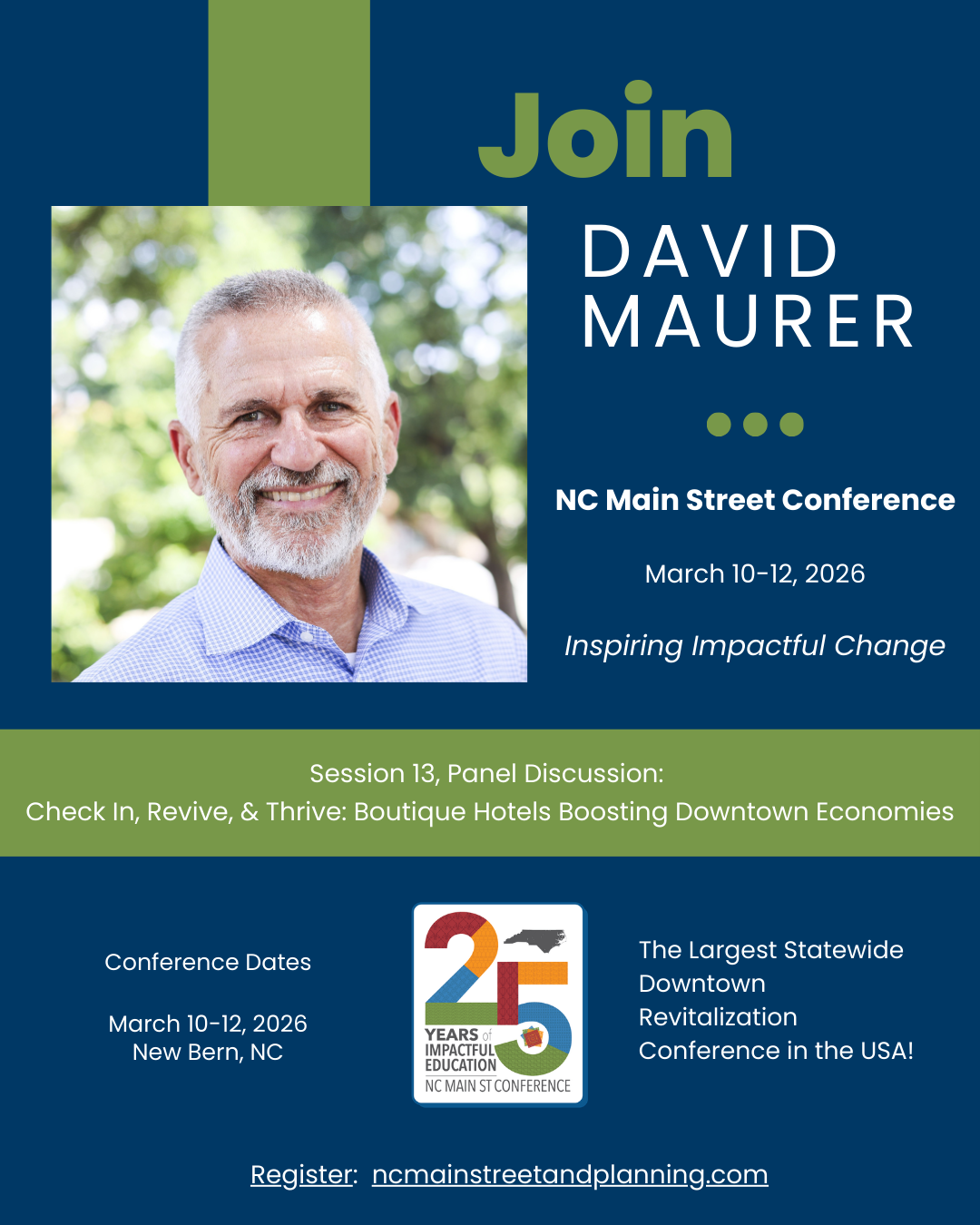 NC Main Street Conference, 2026