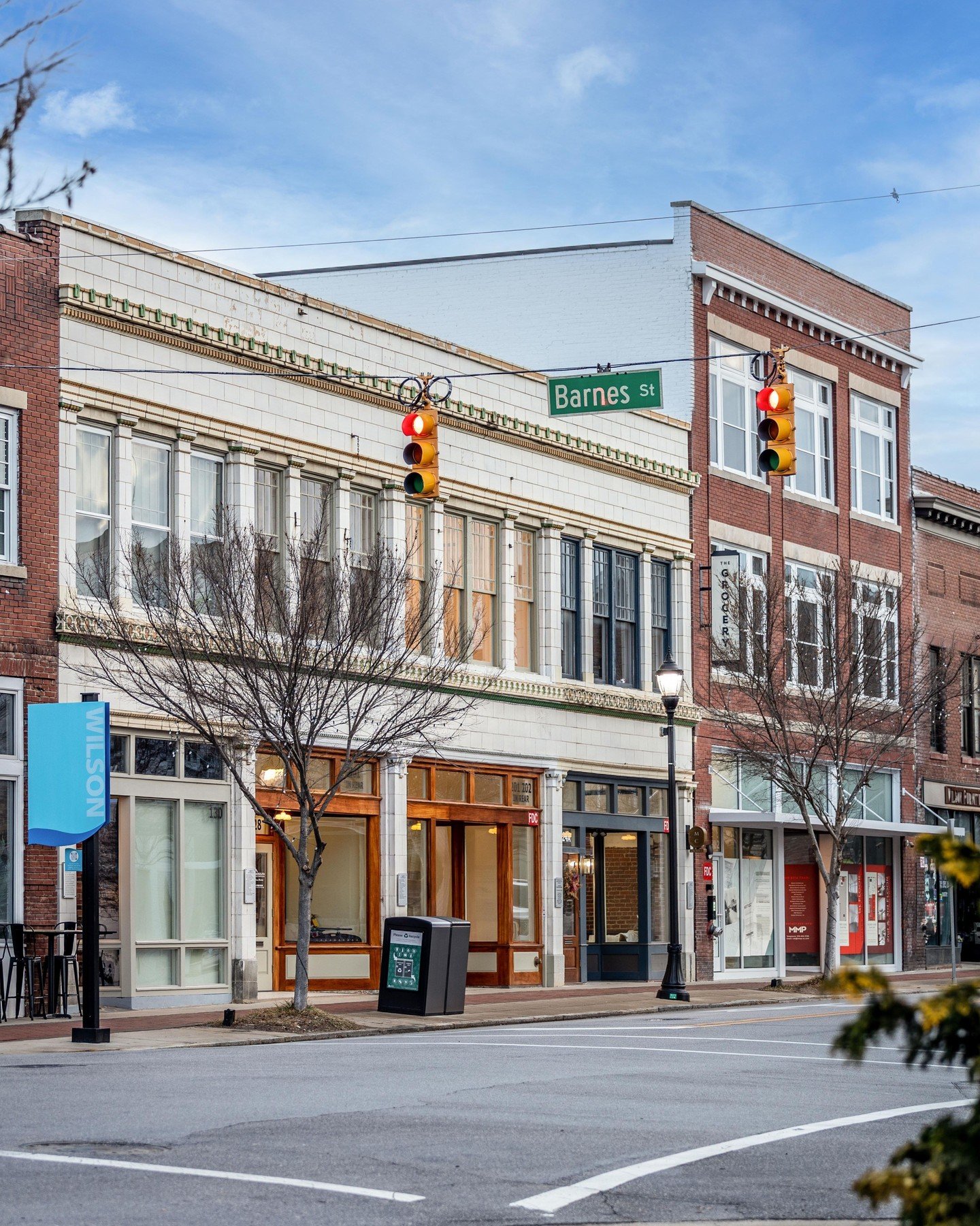 Historic character + downtown living + local business.

Welcome to the middle building in a line of three historic preservation projects in downtown Wilson, NC. Once known as the Hackney Building, it now houses the offices of MidSouth Roofing, with n