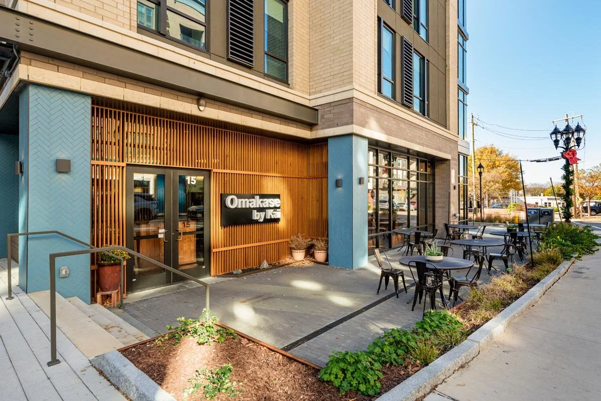 Omakase sushi, Seaboard station, raleigh nc, maurer architecture