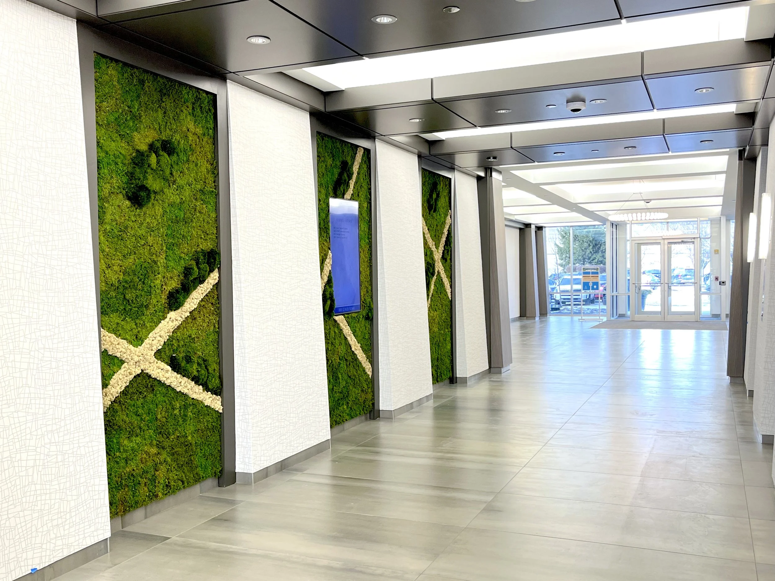 Moss Art located at 800 Carmel Gateway Offices in Indianapolis, IN