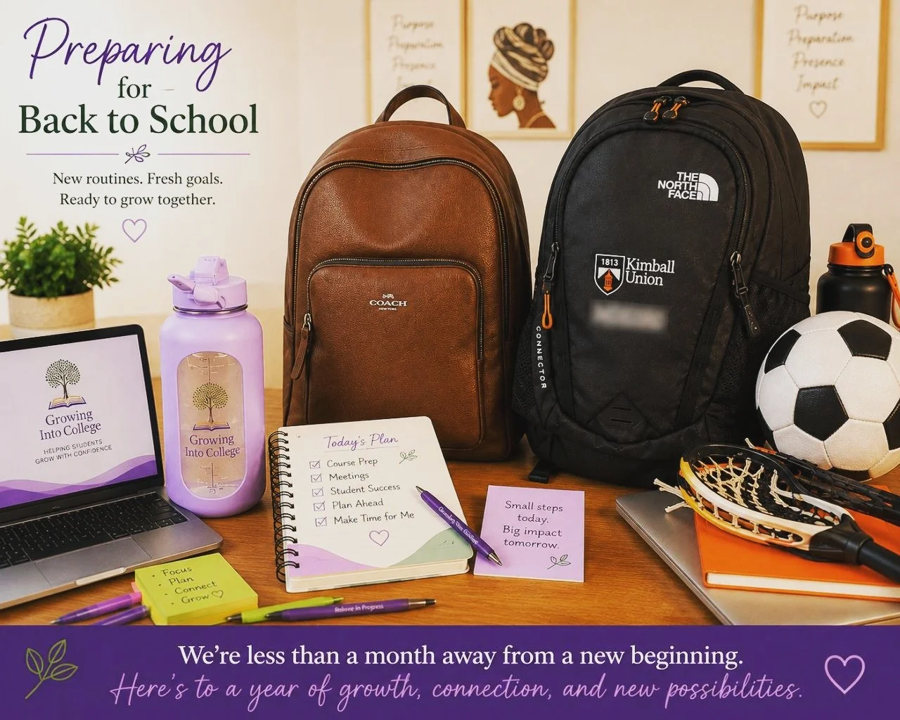 I may have splurged on a new backpack (I couldn't resist! 😊), but what I'm really preparing isn't just my bag&mdash;it's my mindset.

This year, I'm also helping my son prepare for his own new beginning as he gets ready to head off to boarding schoo