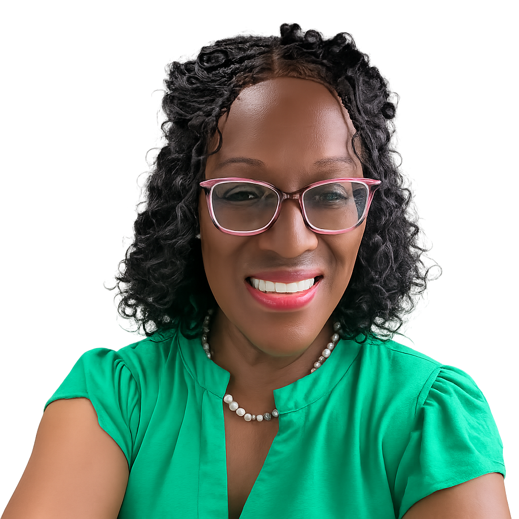Photo of Shannon Mokoro in a green dress