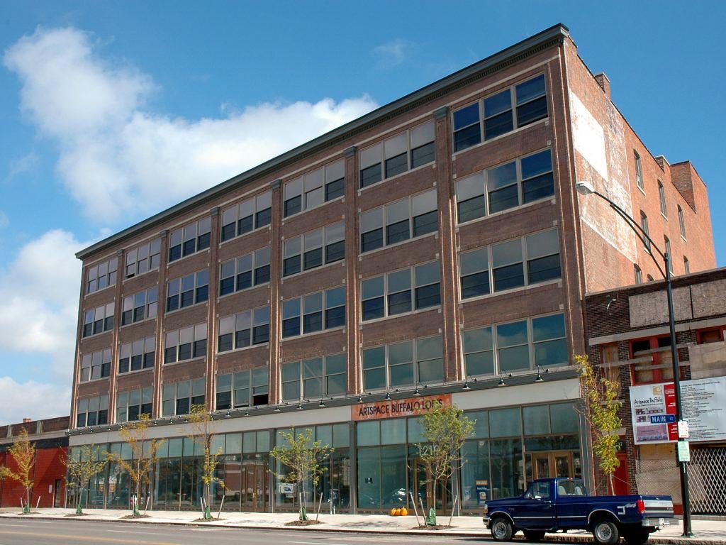 A streetview of Buffalo, NY's Artspace Lofts.