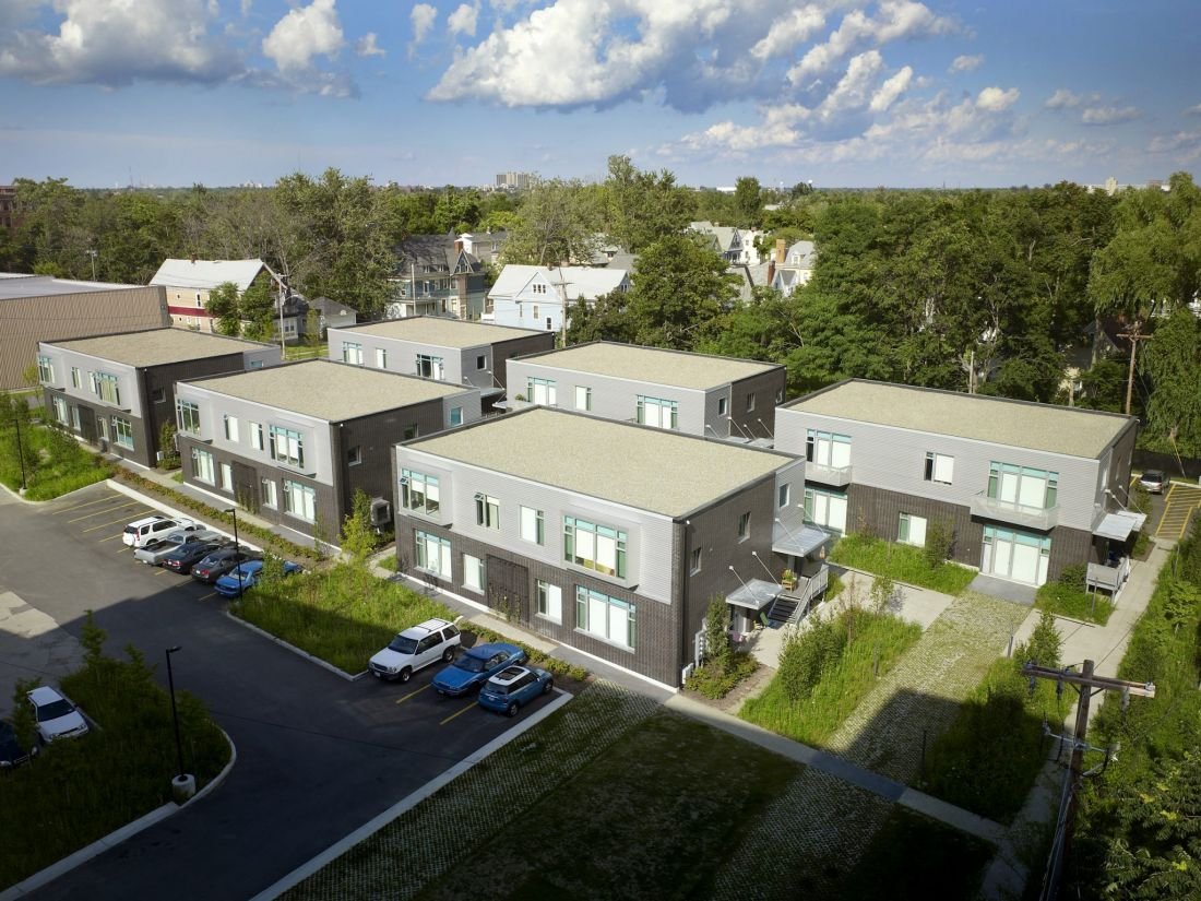 A rendering of Buffalo's Artspace Lofts.