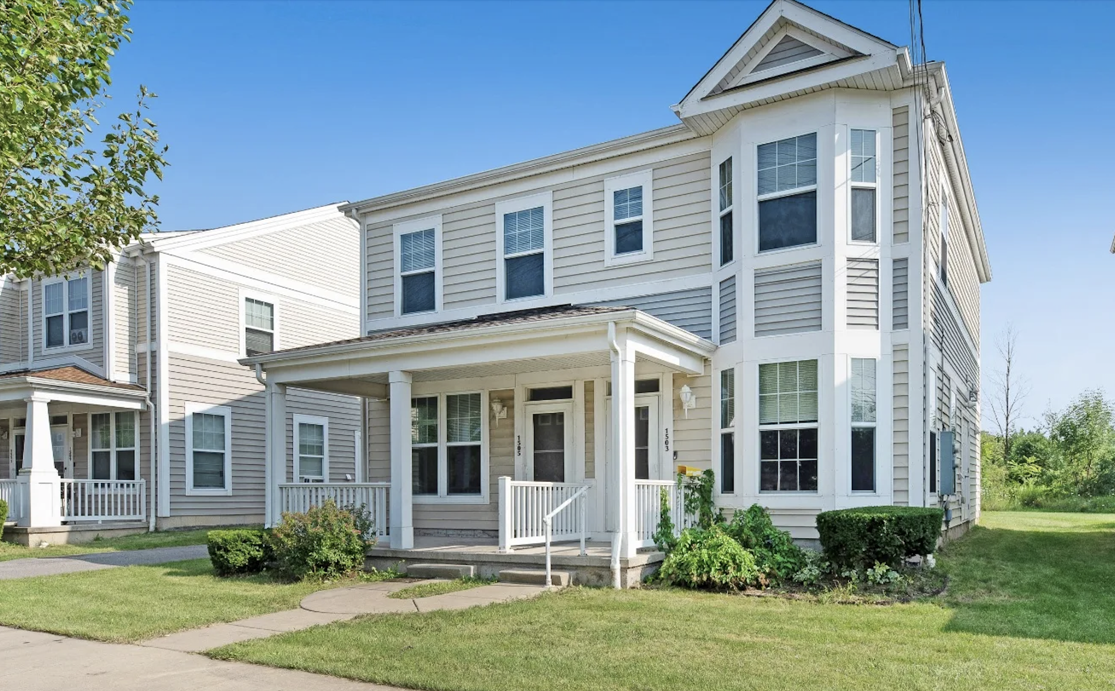 Several types of houses make up Niagara Falls' Center Court Housing.