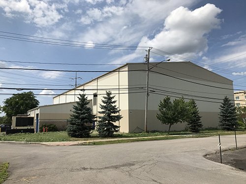 The exterior of UB's off-site archival storage annex