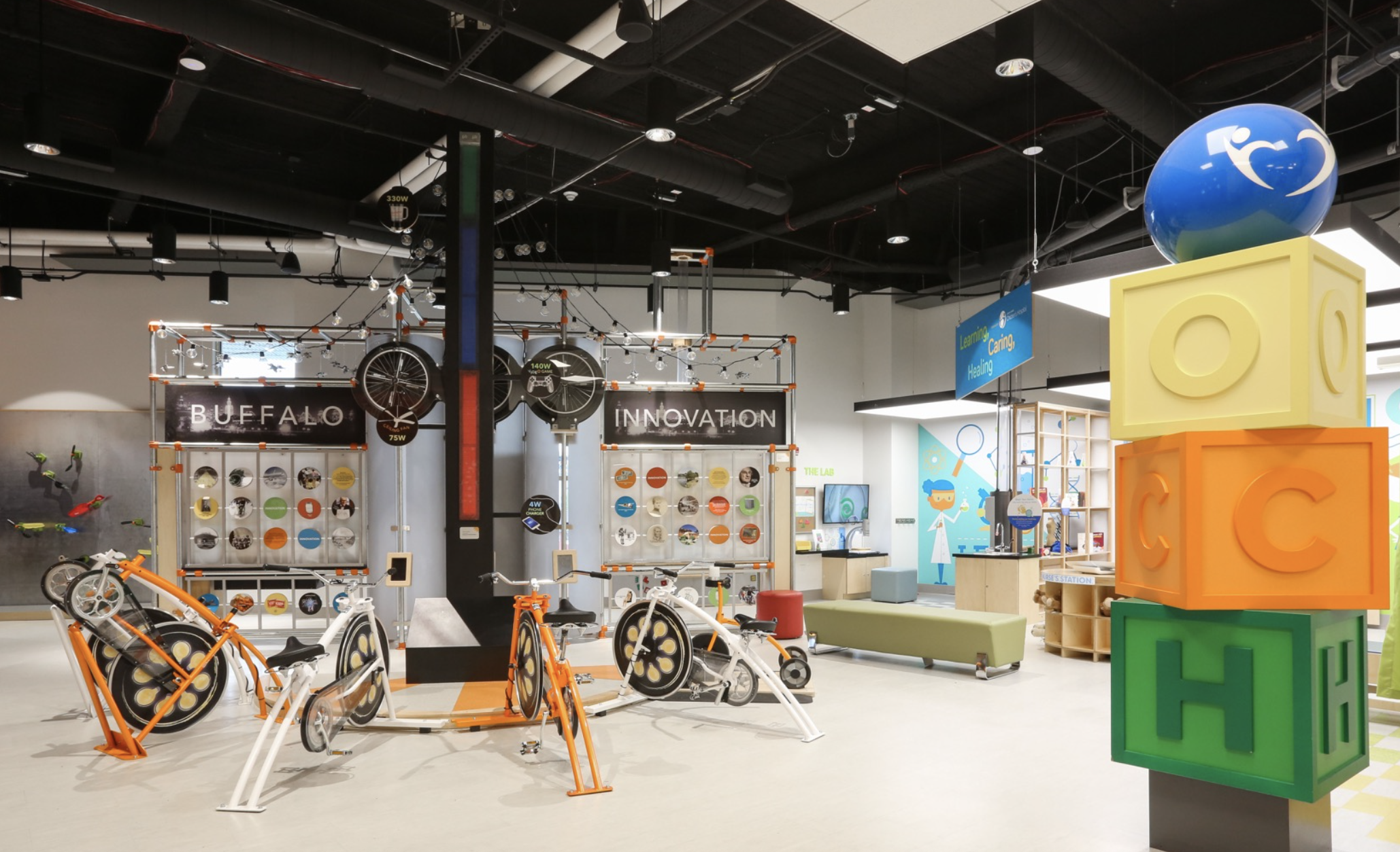 An exhibit at Buffalo's Explore & More